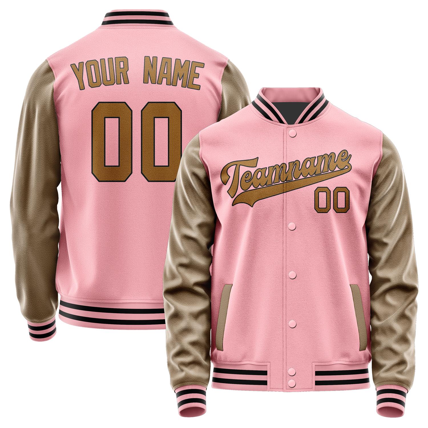 Maßgeschneidertes Rosa Khaki Jacke JA2121222117B31722