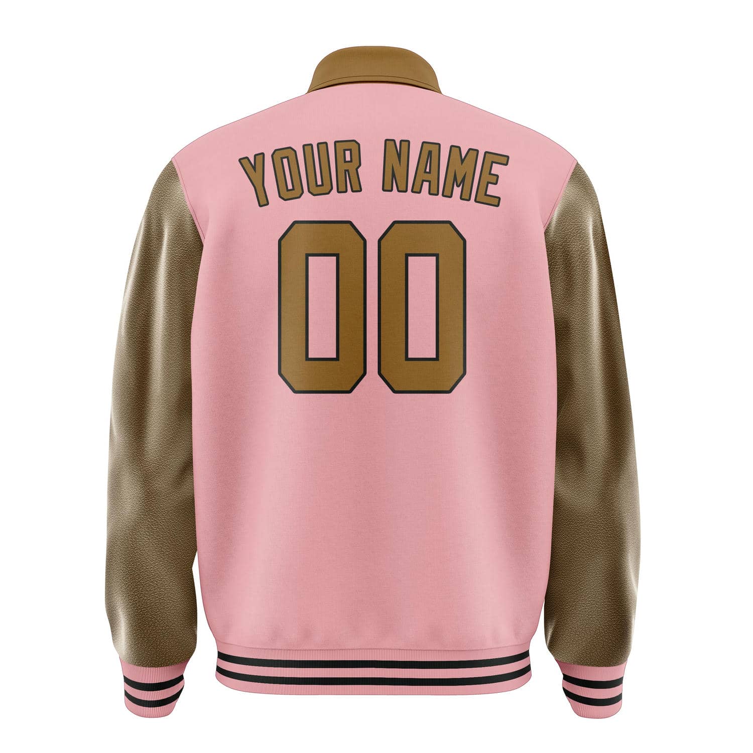 Maßgeschneidertes Rosa Khaki Jacke