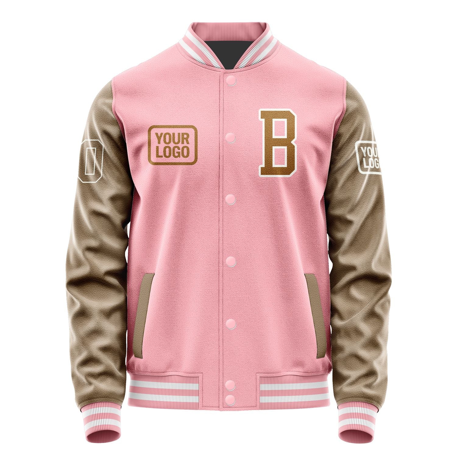 Maßgeschneidertes Rosa Khaki Jacke JA212122211818222218