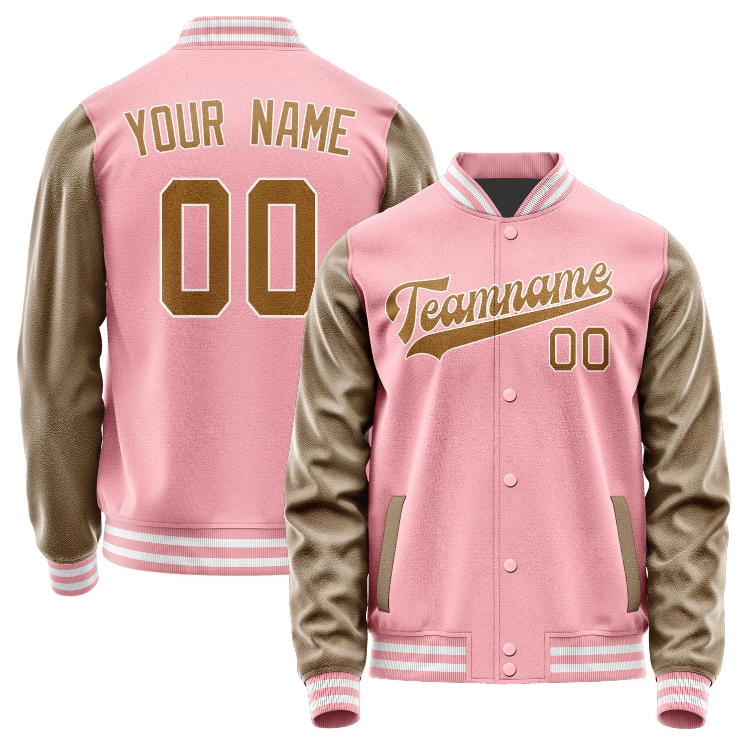 Maßgeschneidertes Rosa Khaki Jacke JA2121222118B31822