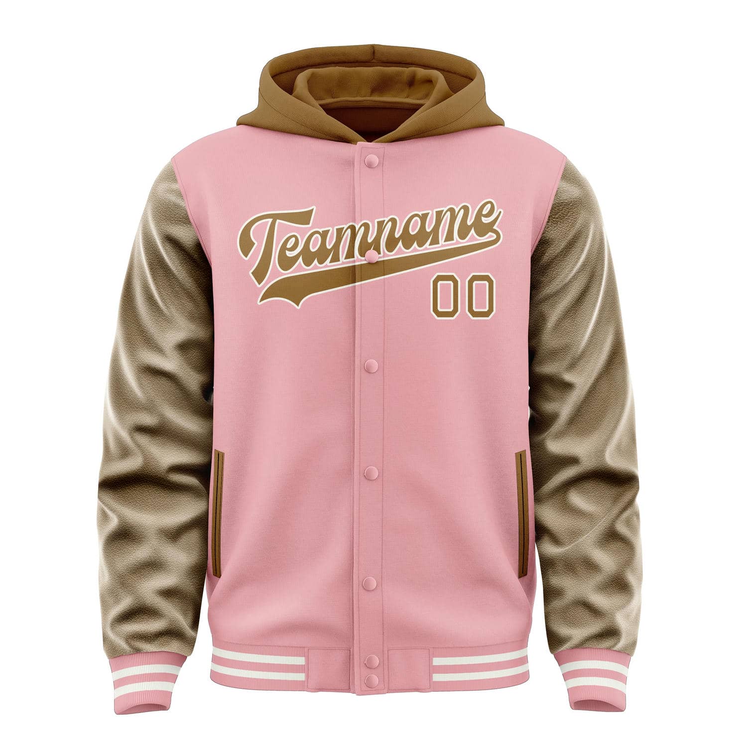 Maßgeschneidertes Rosa Khaki Jacke