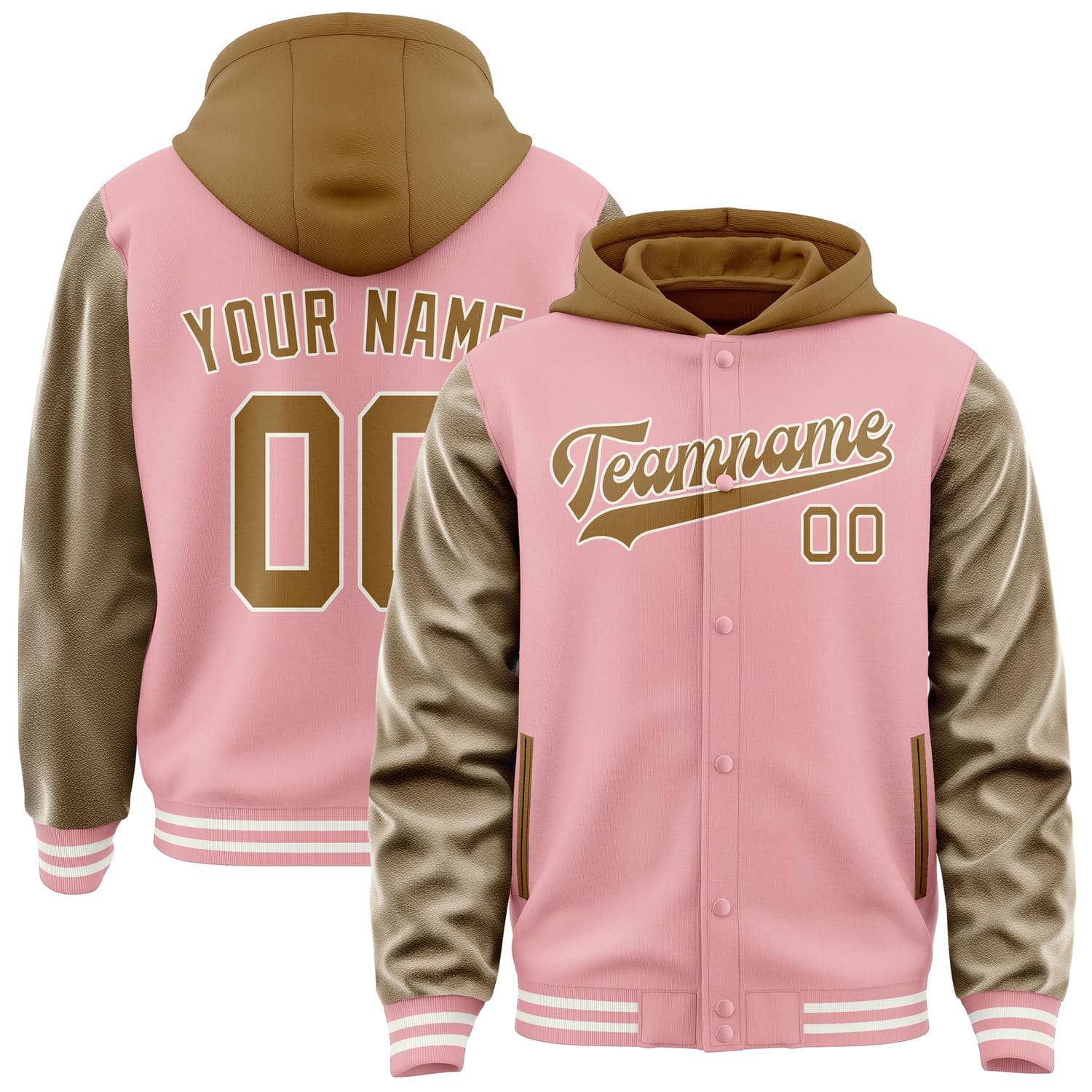 Maßgeschneidertes Rosa Khaki Jacke JA212122211818222218