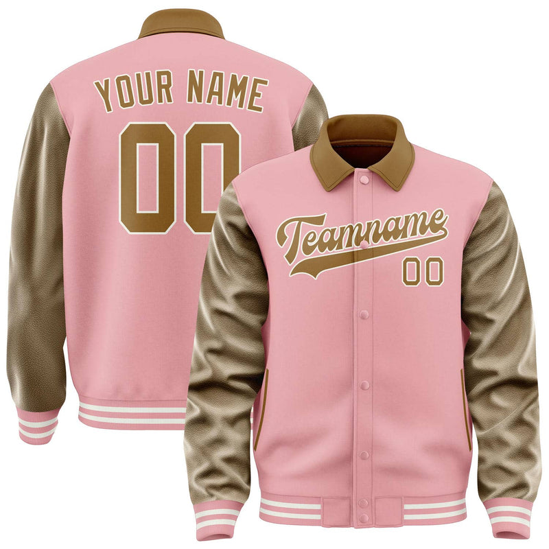 Maßgeschneidertes Rosa Khaki Jacke JA212122211818222218