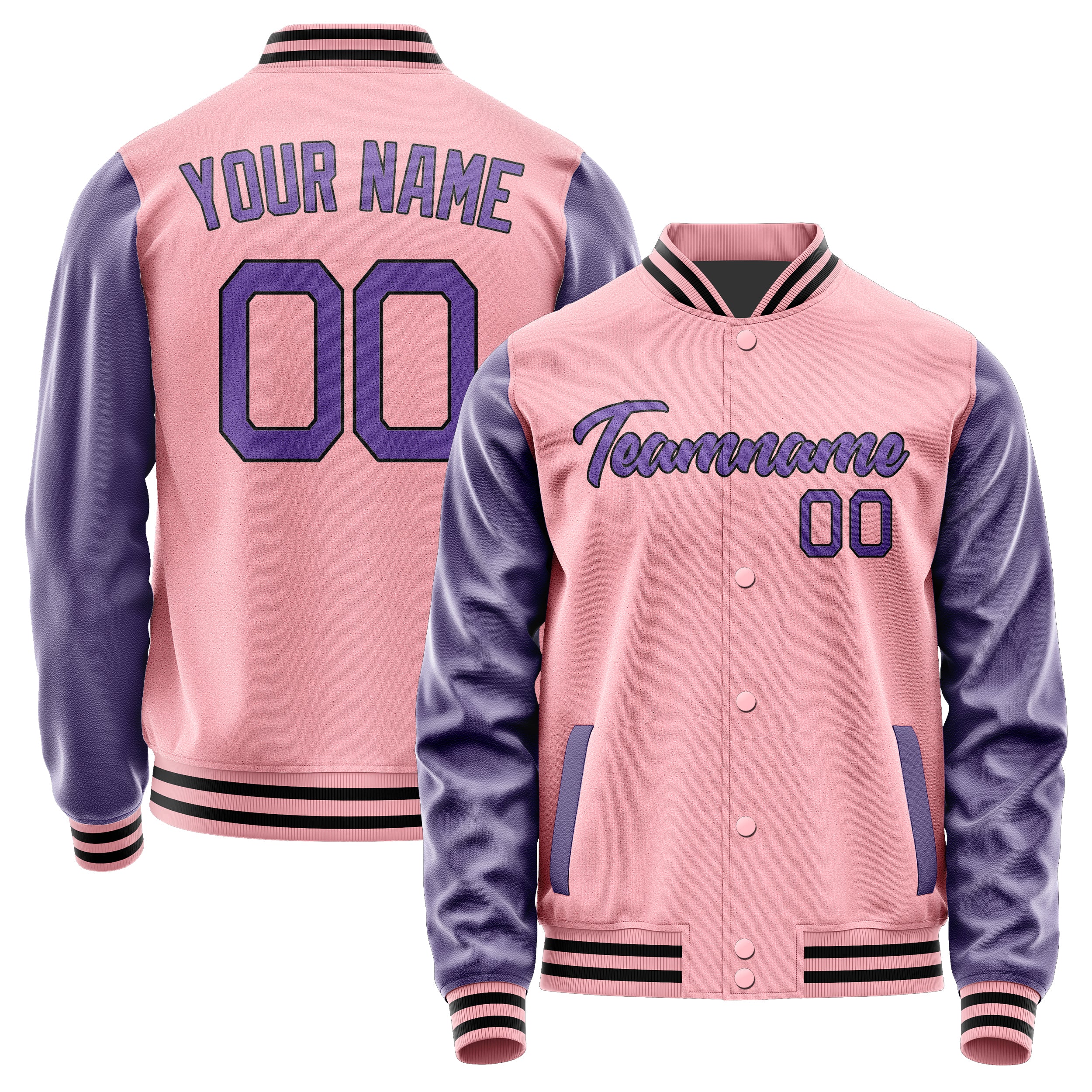 Maßgeschneidertes Rosa Lavendel Jacke Ja2121232117B21723