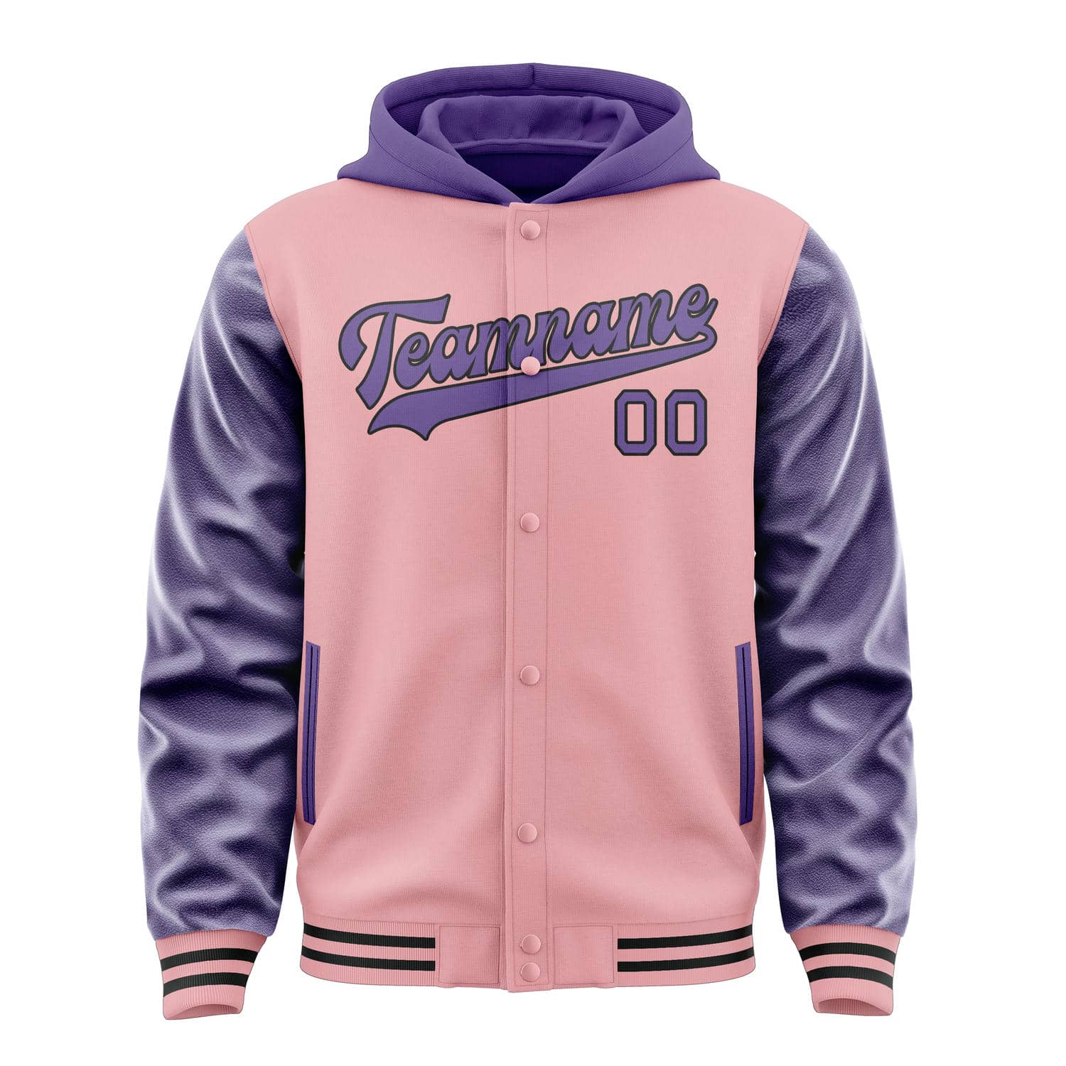 Maßgeschneidertes Rosa Lavendel Jacke