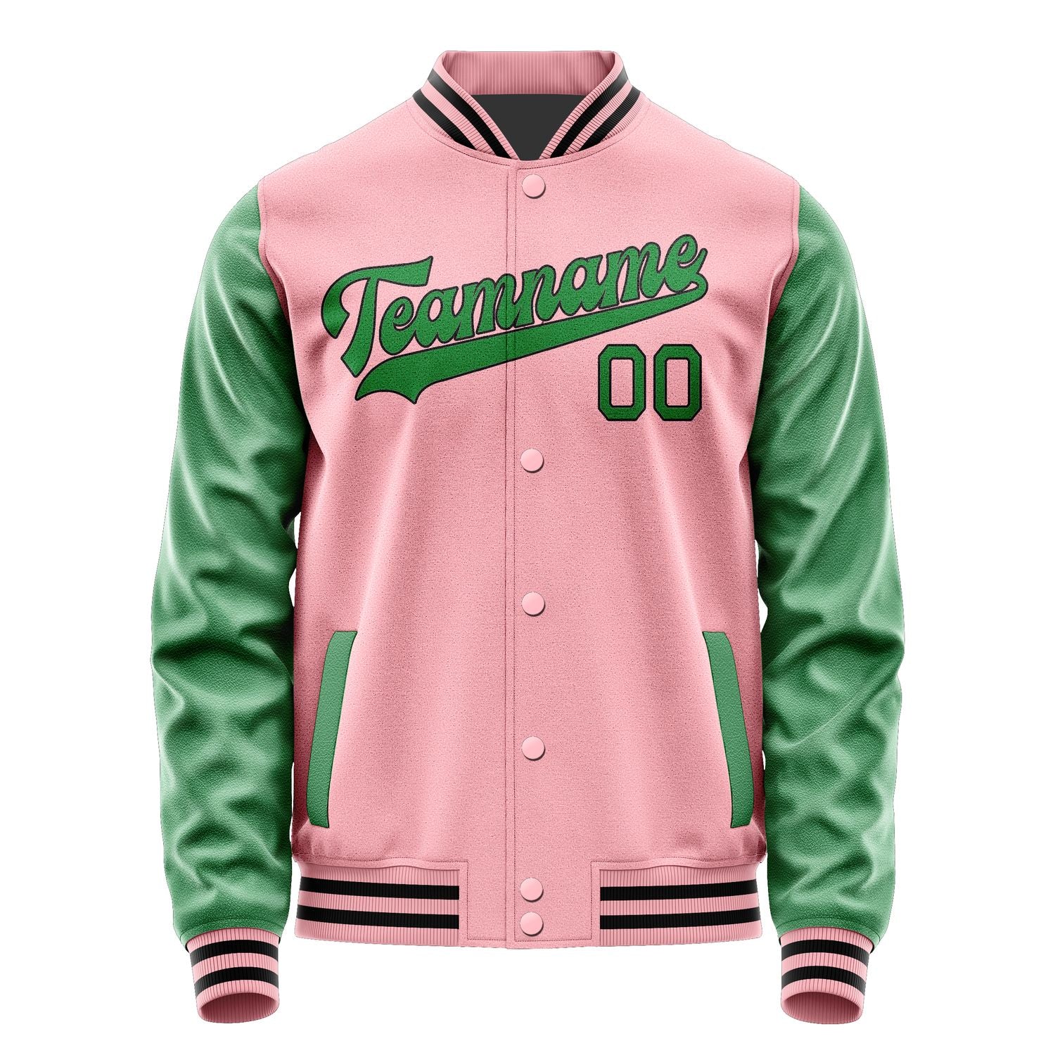 Maßgeschneidertes Rosa Smaragdgrün Jacke JA2121242117B31724