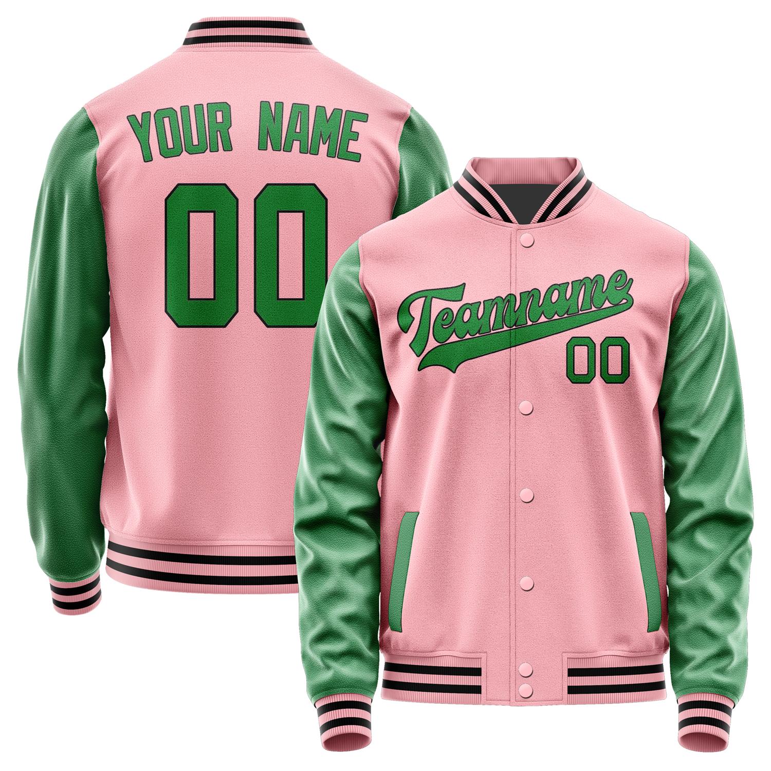 Maßgeschneidertes Rosa Smaragdgrün Jacke JA2121242117B31724
