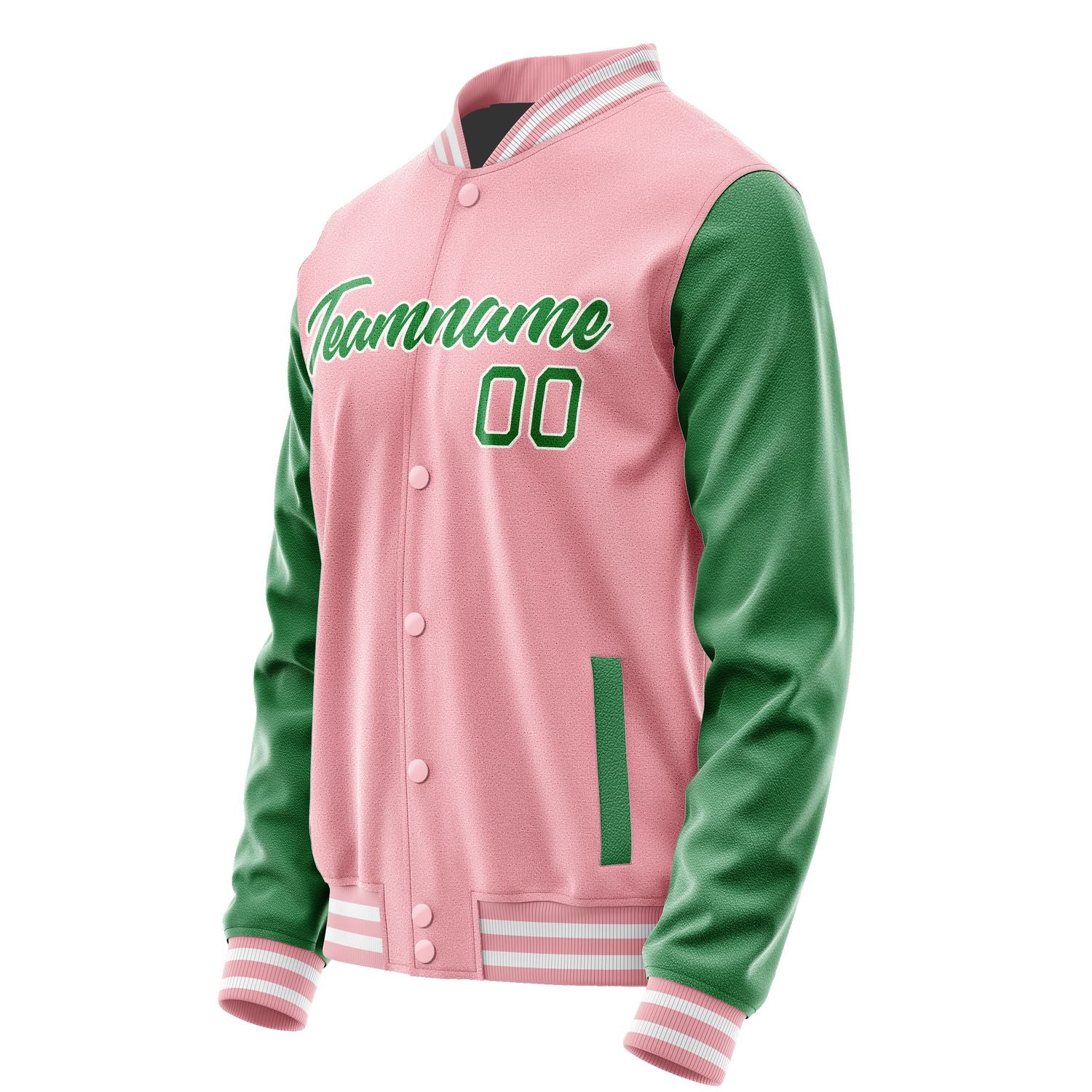 Maßgeschneidertes Rosa Smaragdgrün Jacke Ja2121242118B21824
