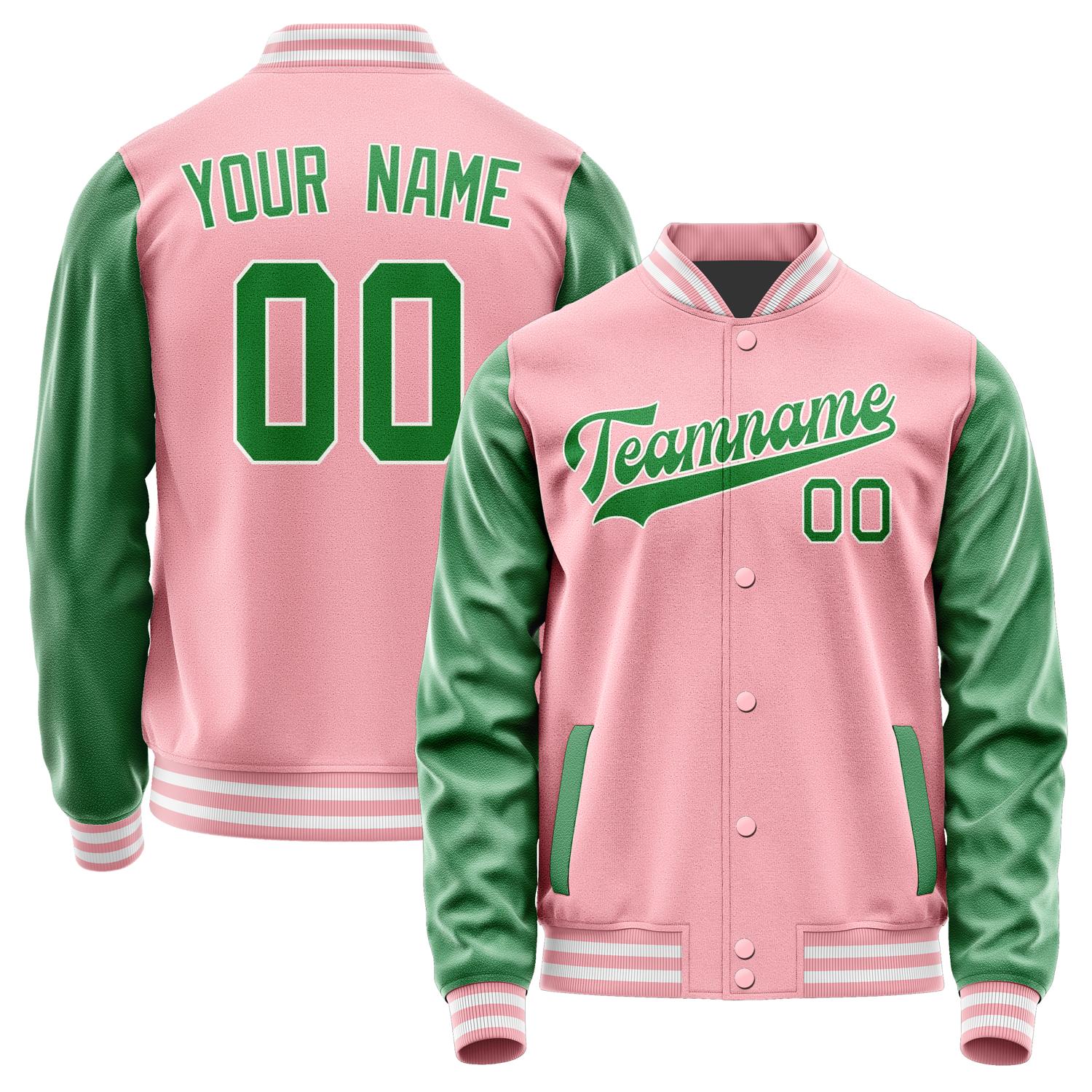 Maßgeschneidertes Rosa Smaragdgrün Jacke JA2121242118B31824