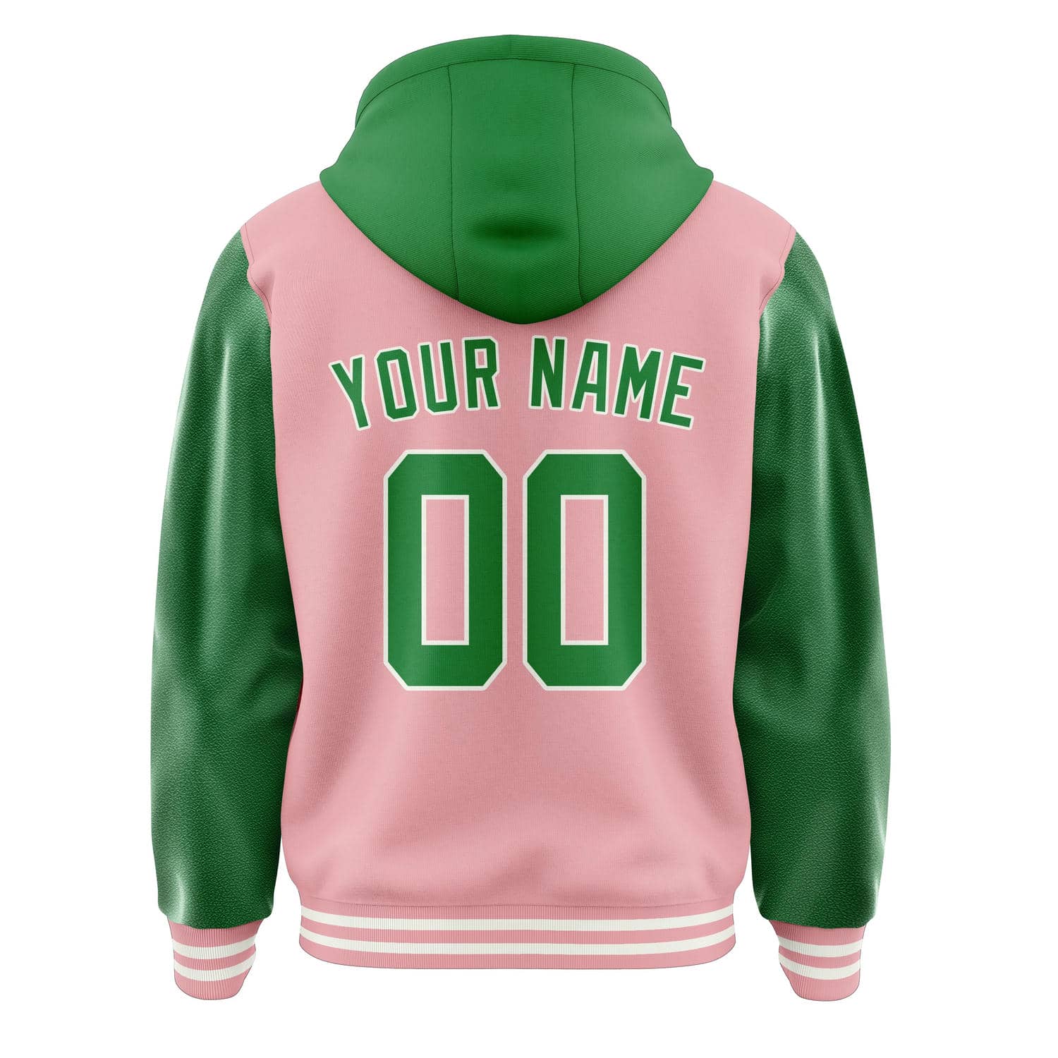 Maßgeschneidertes Rosa Smaragdgrün Jacke
