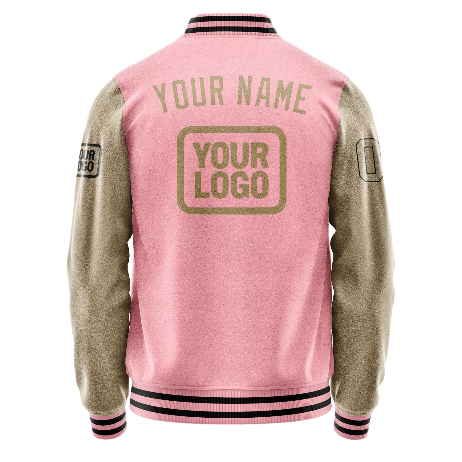 Maßgeschneidertes Rosa Hellkhaki Jacke JA212125211717252517