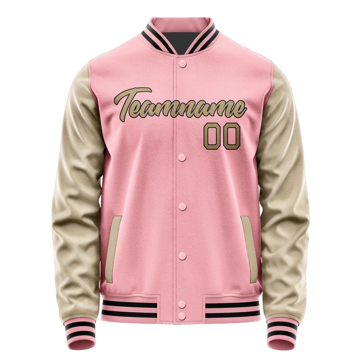 Maßgeschneidertes Rosa Hellkhaki Jacke Ja2121252117B21725