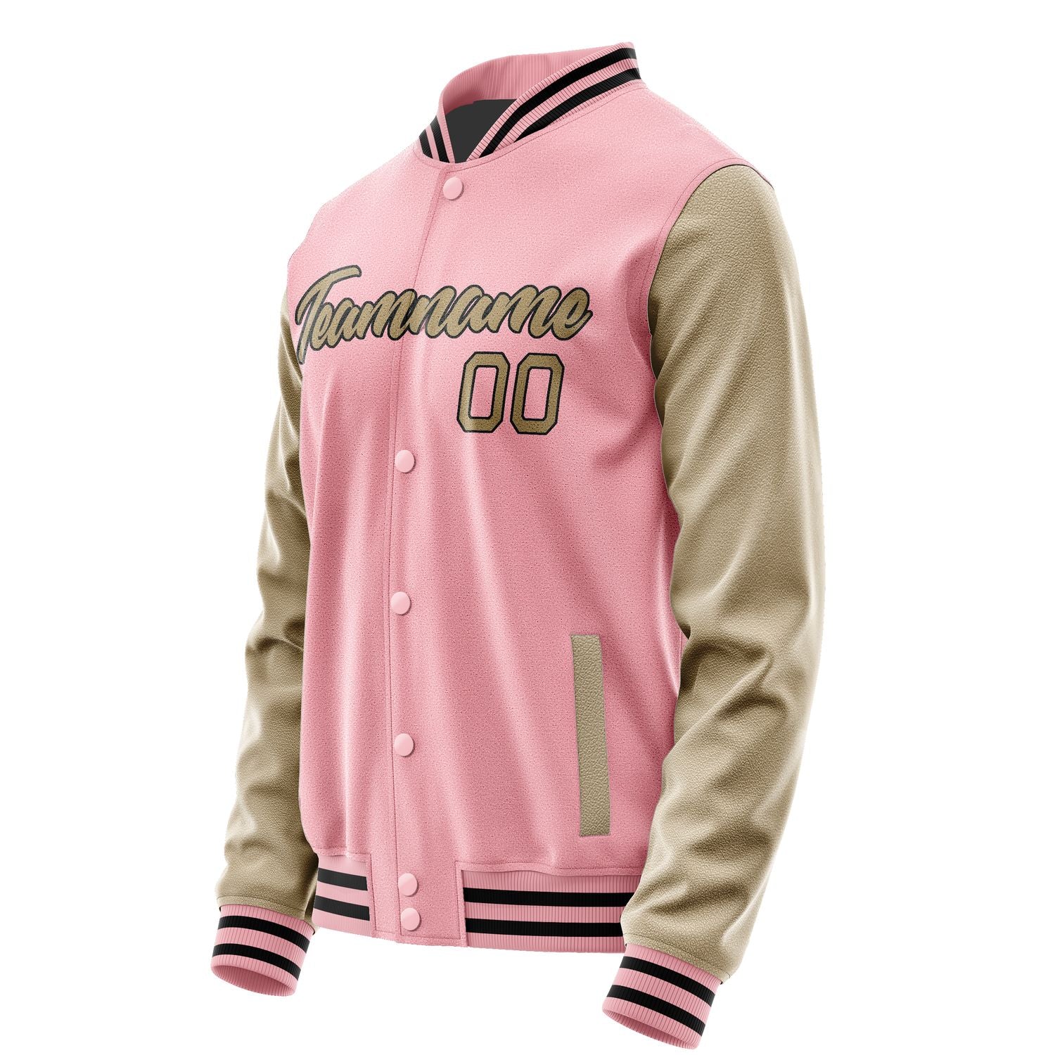Maßgeschneidertes Rosa Hellkhaki Jacke Ja2121252117B21725