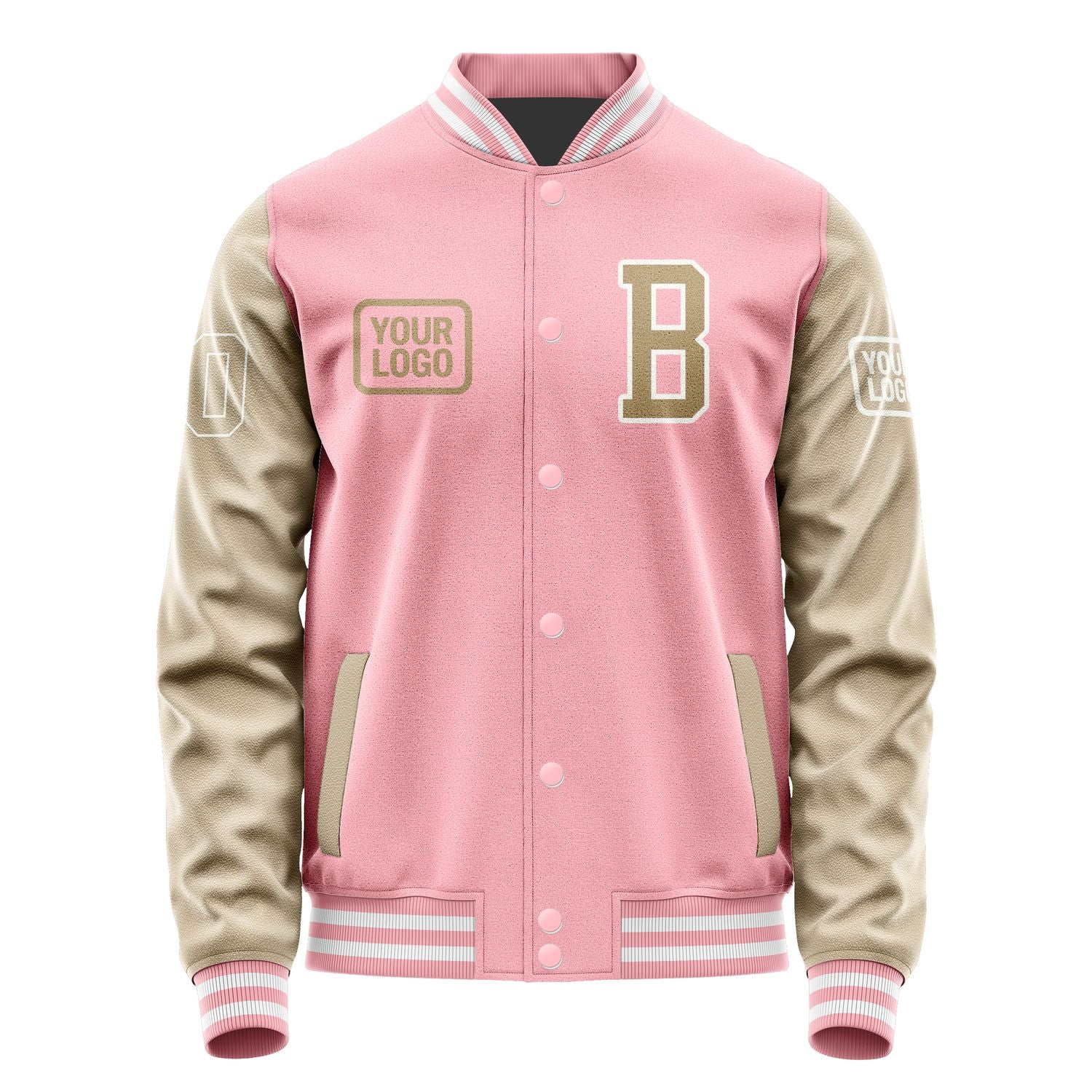 Maßgeschneidertes Rosa Hellkhaki Jacke JA212125211818252518