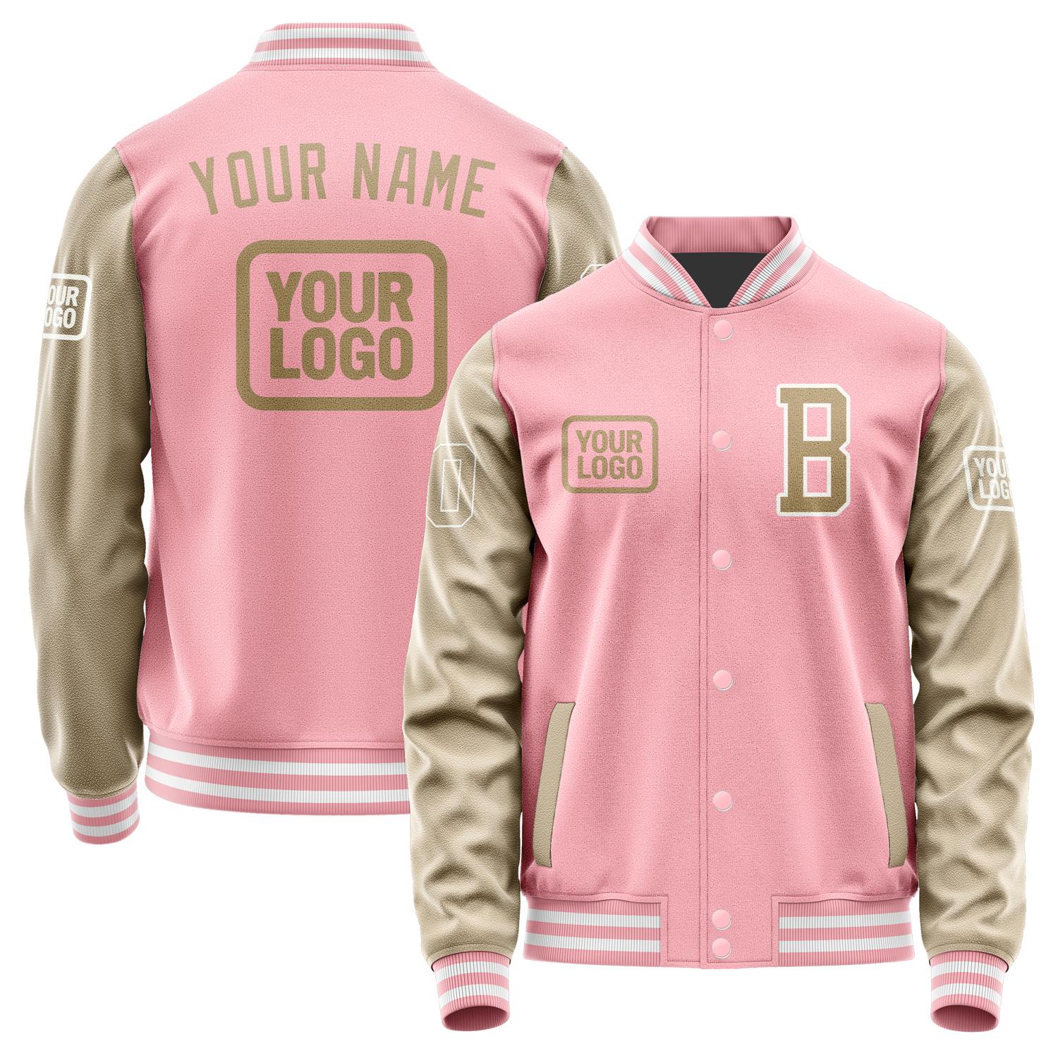Maßgeschneidertes Rosa Hellkhaki Jacke JA212125211818252518