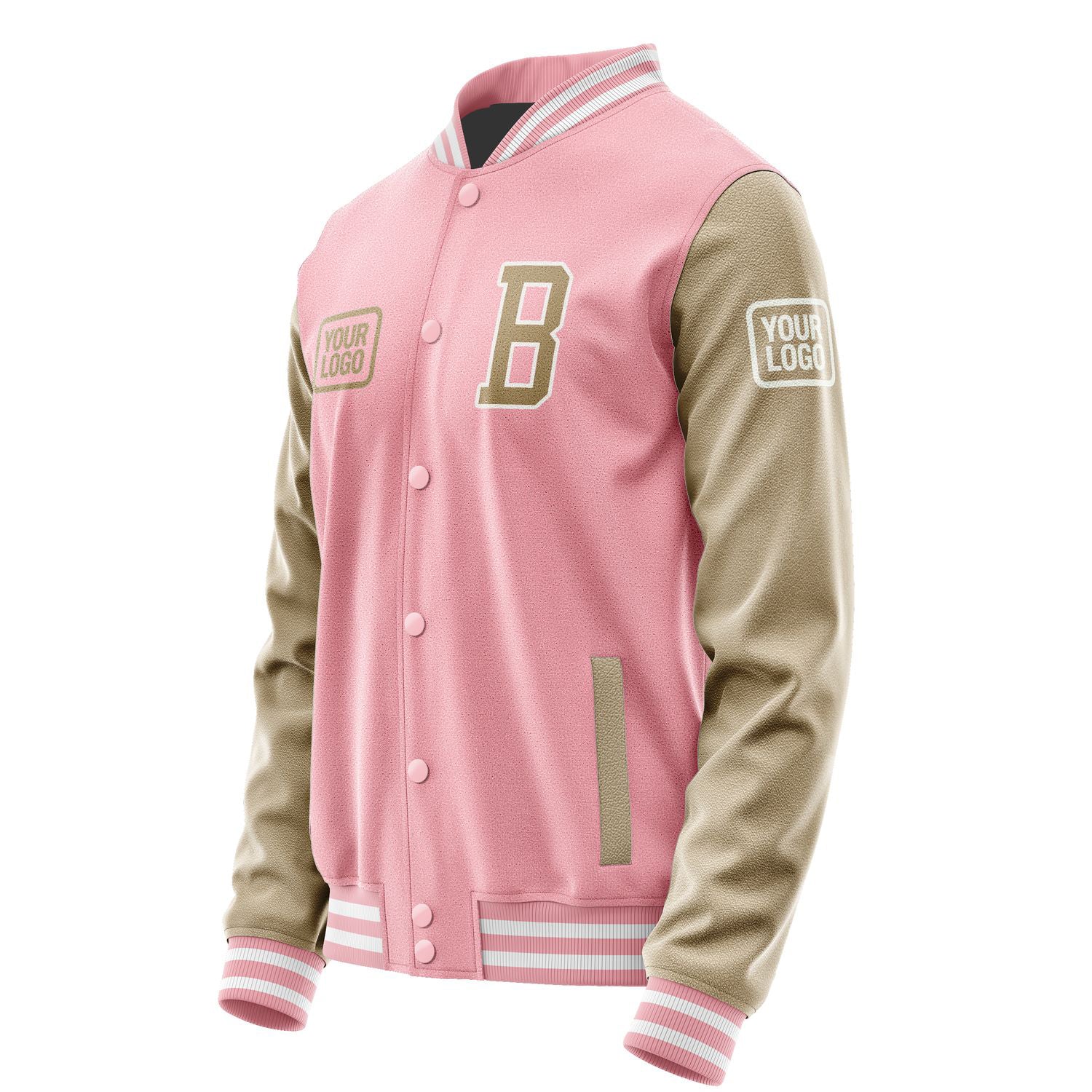 Maßgeschneidertes Rosa Hellkhaki Jacke JA212125211818252518