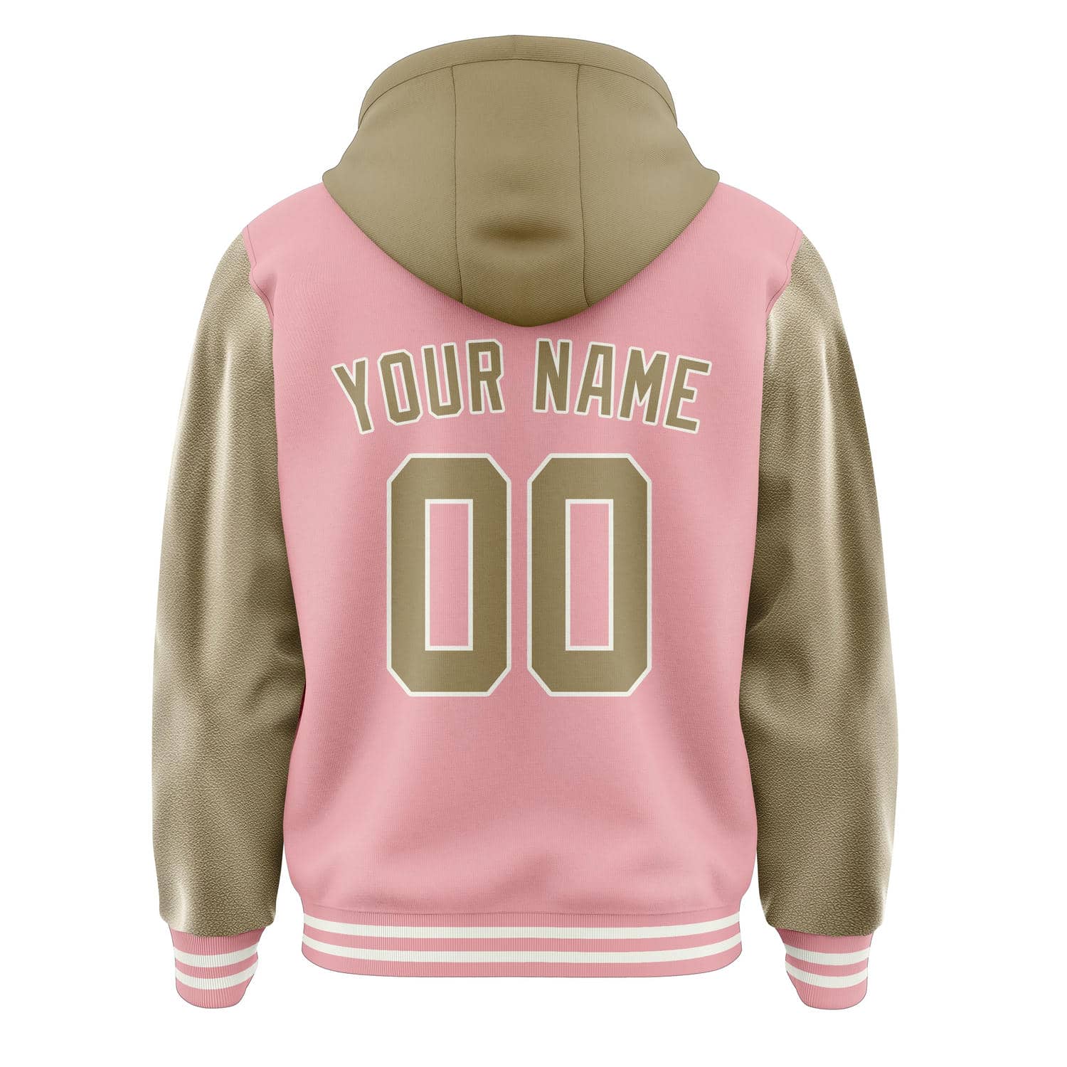 Maßgeschneidertes Rosa Hellkhaki Jacke