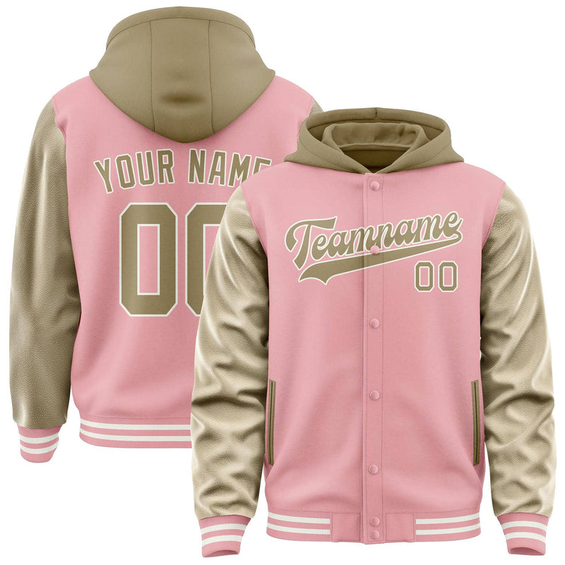 Maßgeschneidertes Rosa Hellkhaki Jacke JA212125211818252518