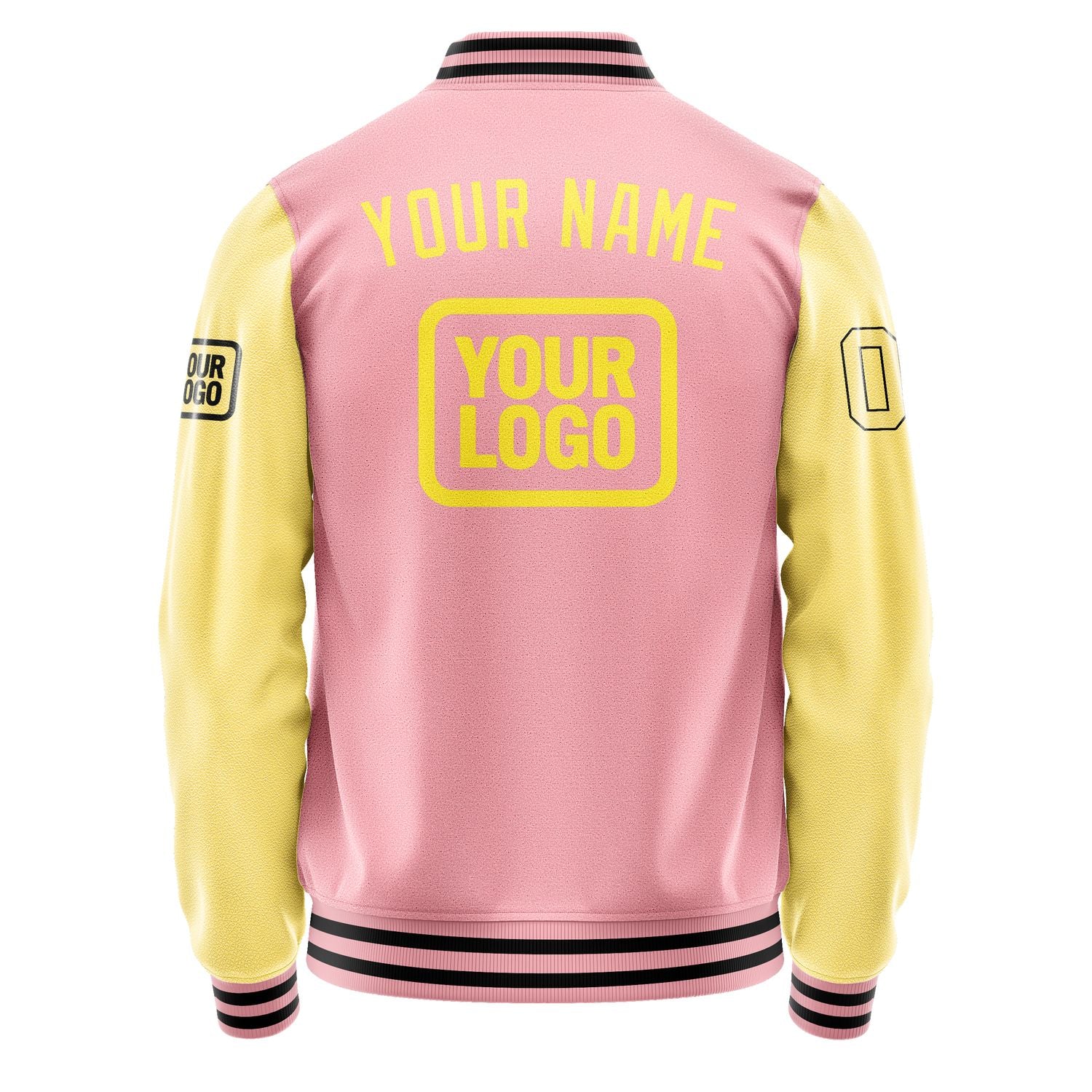 Maßgeschneidertes Rosa Blassgelb Jacke JA212126211717262617