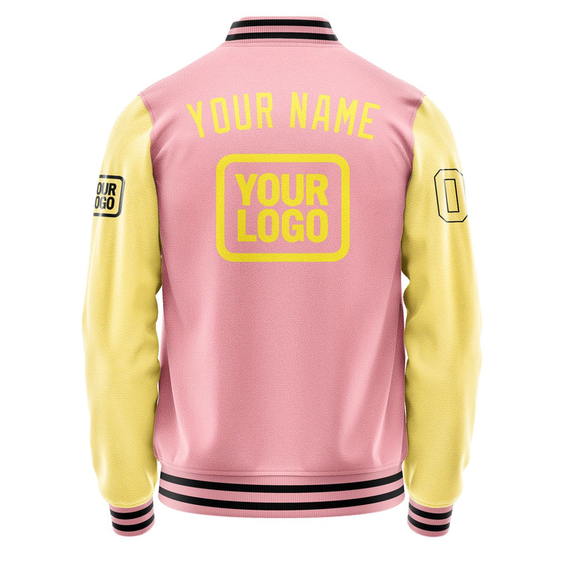 Maßgeschneidertes Rosa Blassgelb Jacke JA212126211717262617