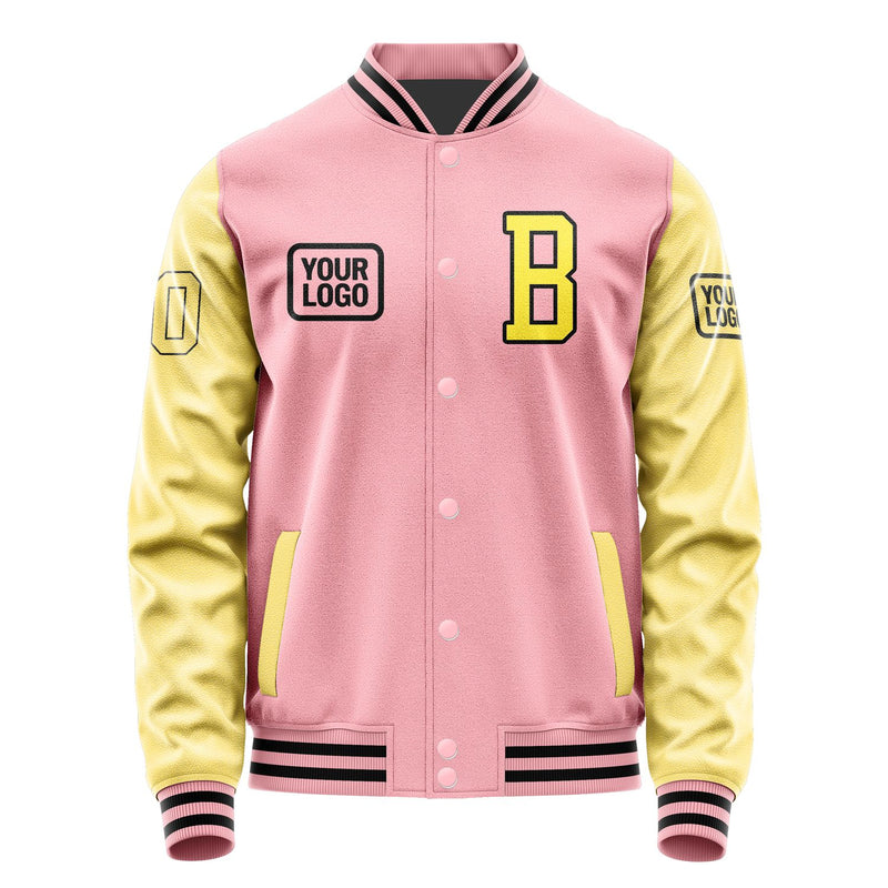 Maßgeschneidertes Rosa Blassgelb Jacke JA212126211717262617