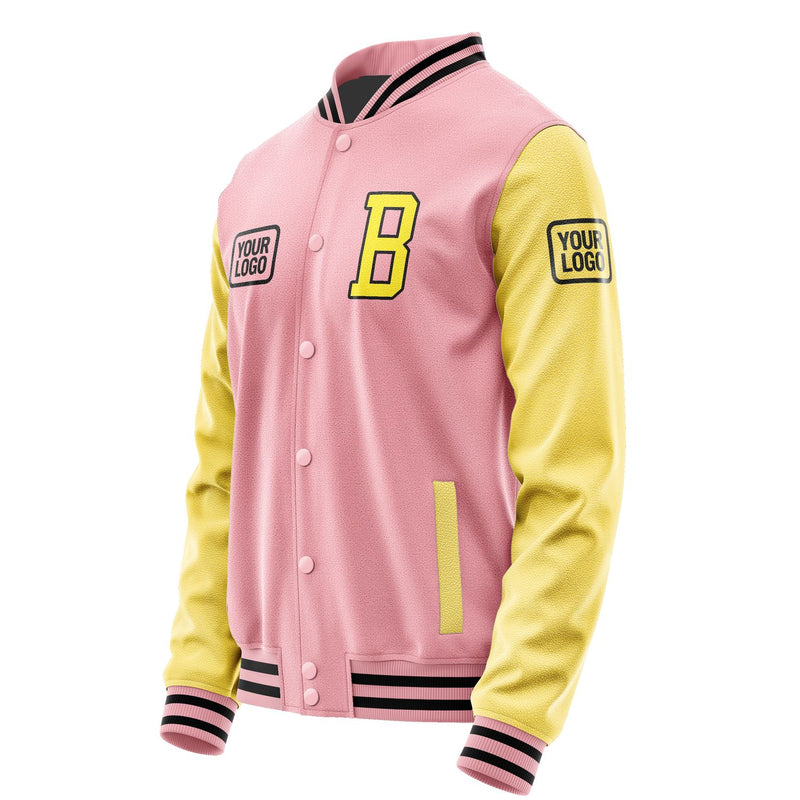 Maßgeschneidertes Rosa Blassgelb Jacke JA212126211717262617
