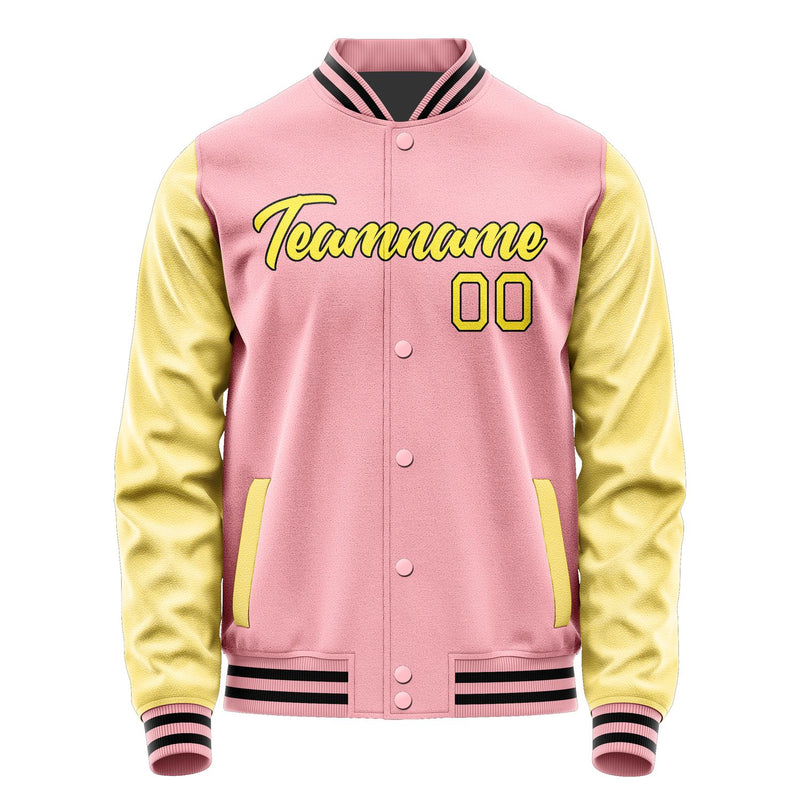 Maßgeschneidertes Rosa Blassgelb Jacke Ja2121262117B21726