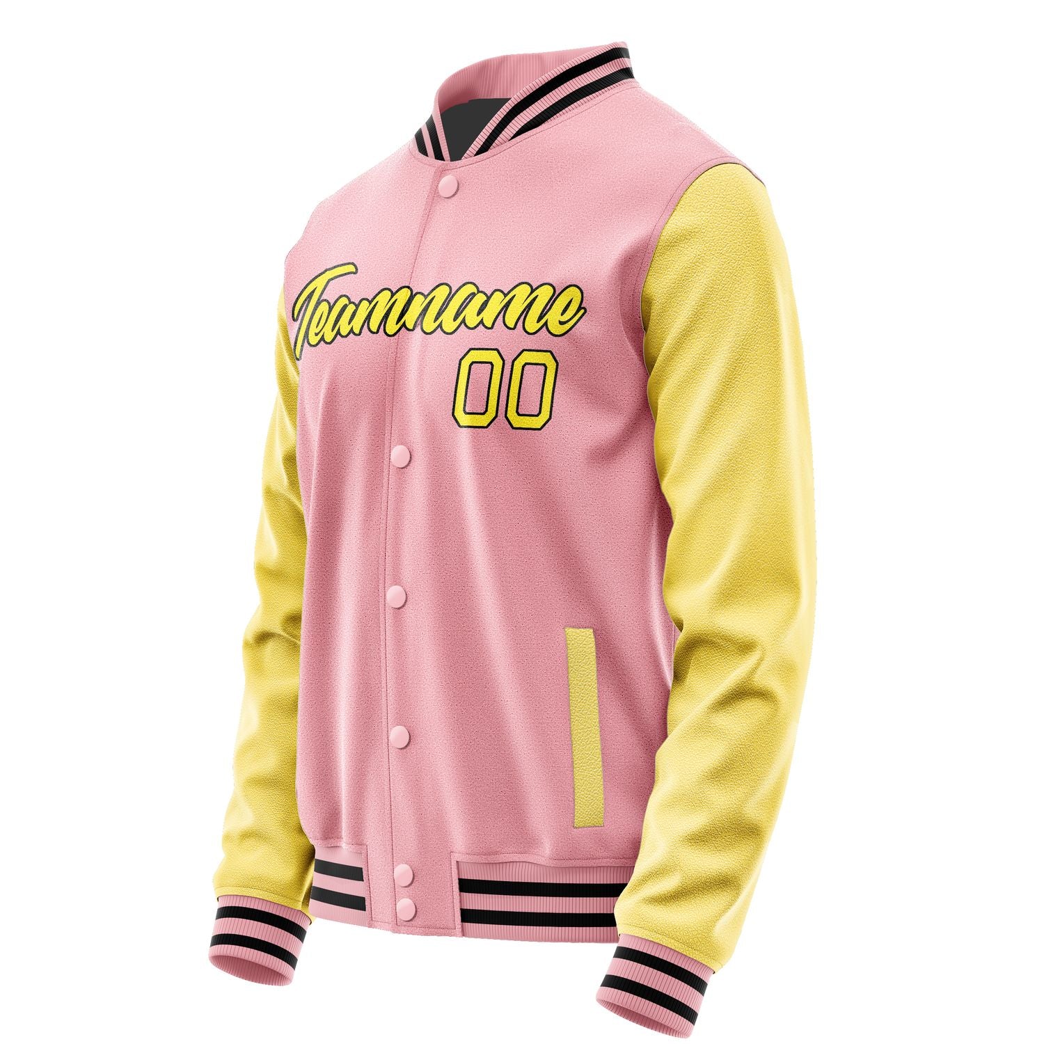 Maßgeschneidertes Rosa Blassgelb Jacke Ja2121262117B21726