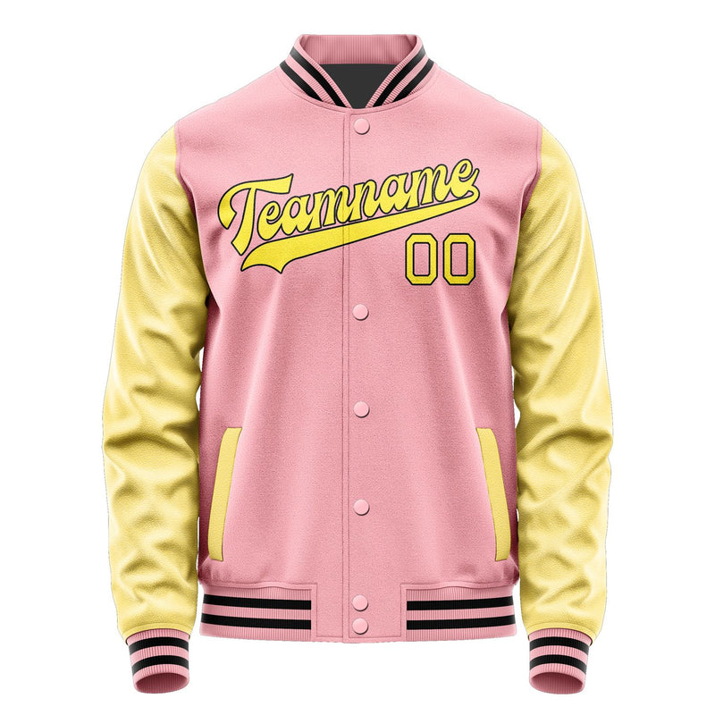 Maßgeschneidertes Rosa Blassgelb Jacke JA2121262117B31726