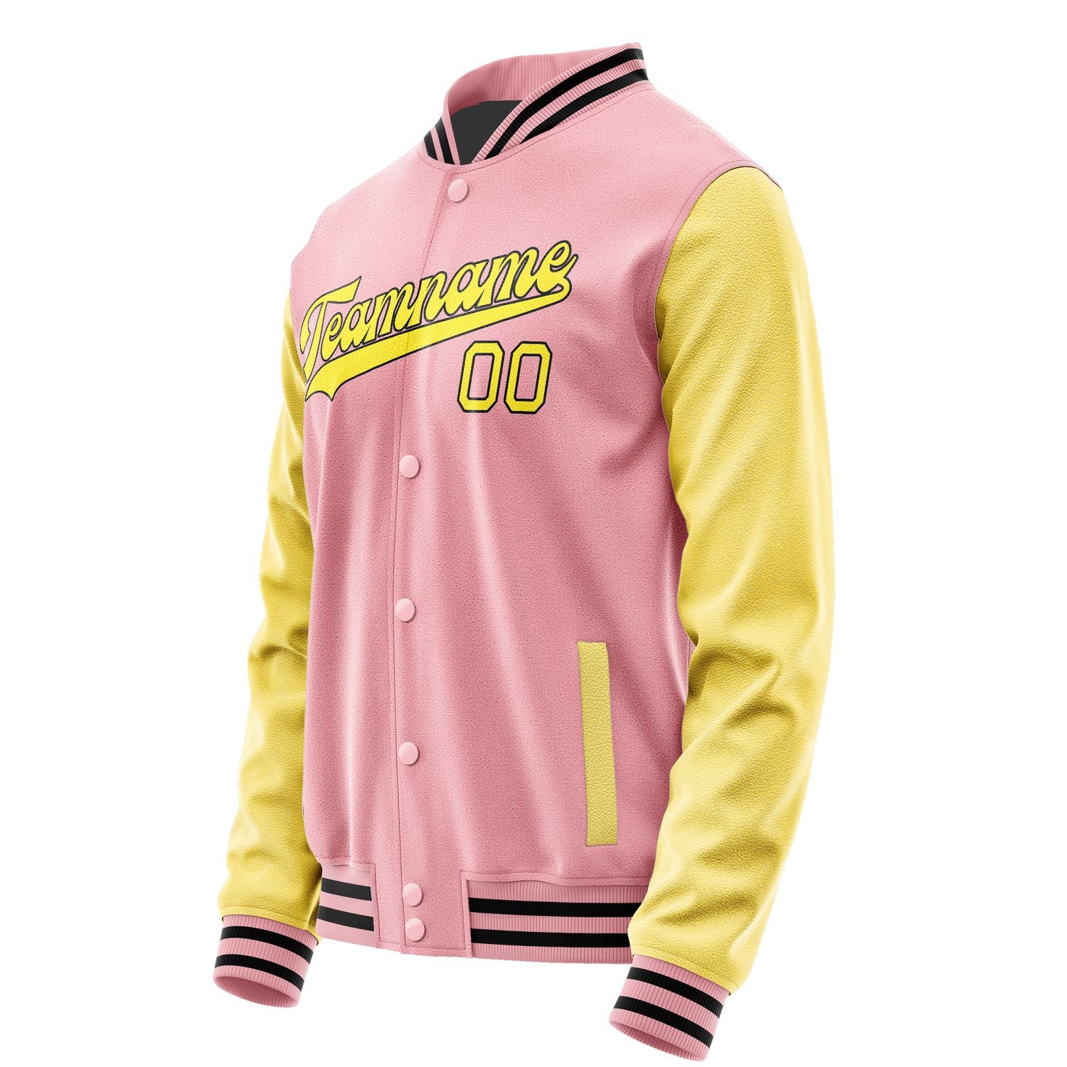 Maßgeschneidertes Rosa Blassgelb Jacke JA2121262117B31726