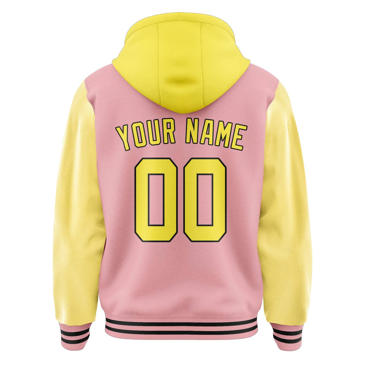 Maßgeschneidertes Rosa Blassgelb Jacke