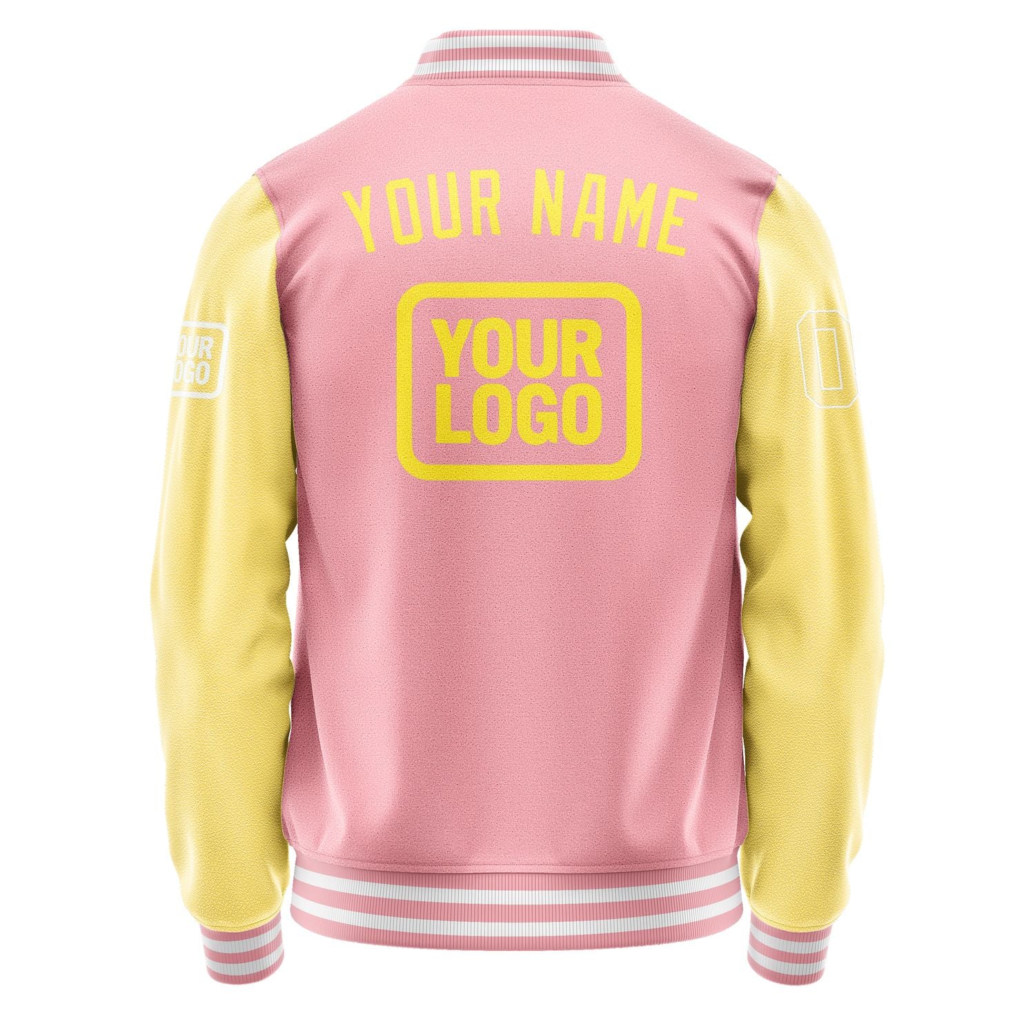 Maßgeschneidertes Rosa Blassgelb Jacke JA212126211818262618