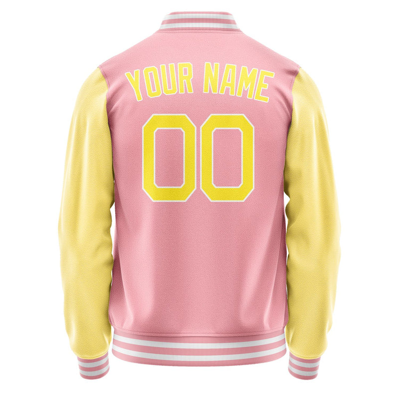 Maßgeschneidertes Rosa Blassgelb Jacke Ja2121262118B21826