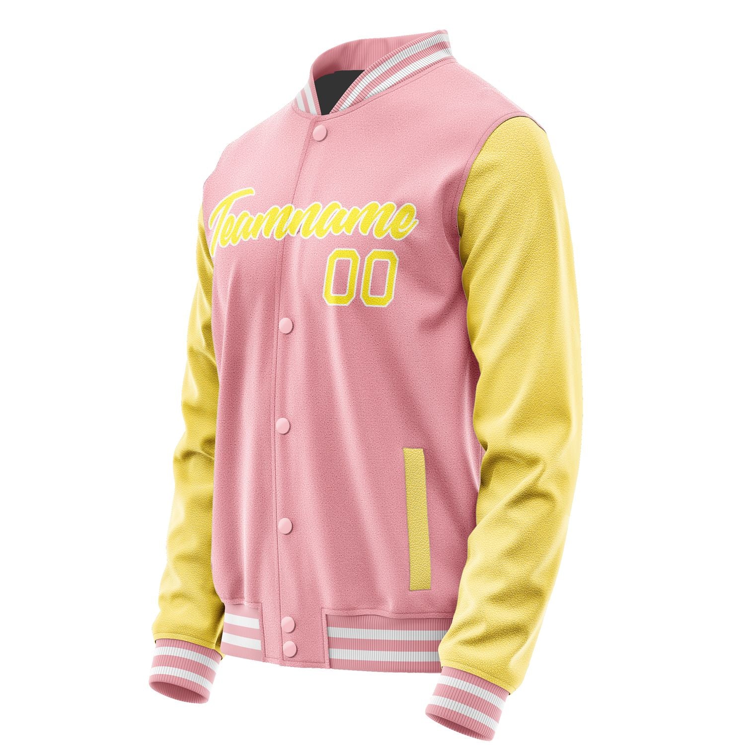 Maßgeschneidertes Rosa Blassgelb Jacke Ja2121262118B21826