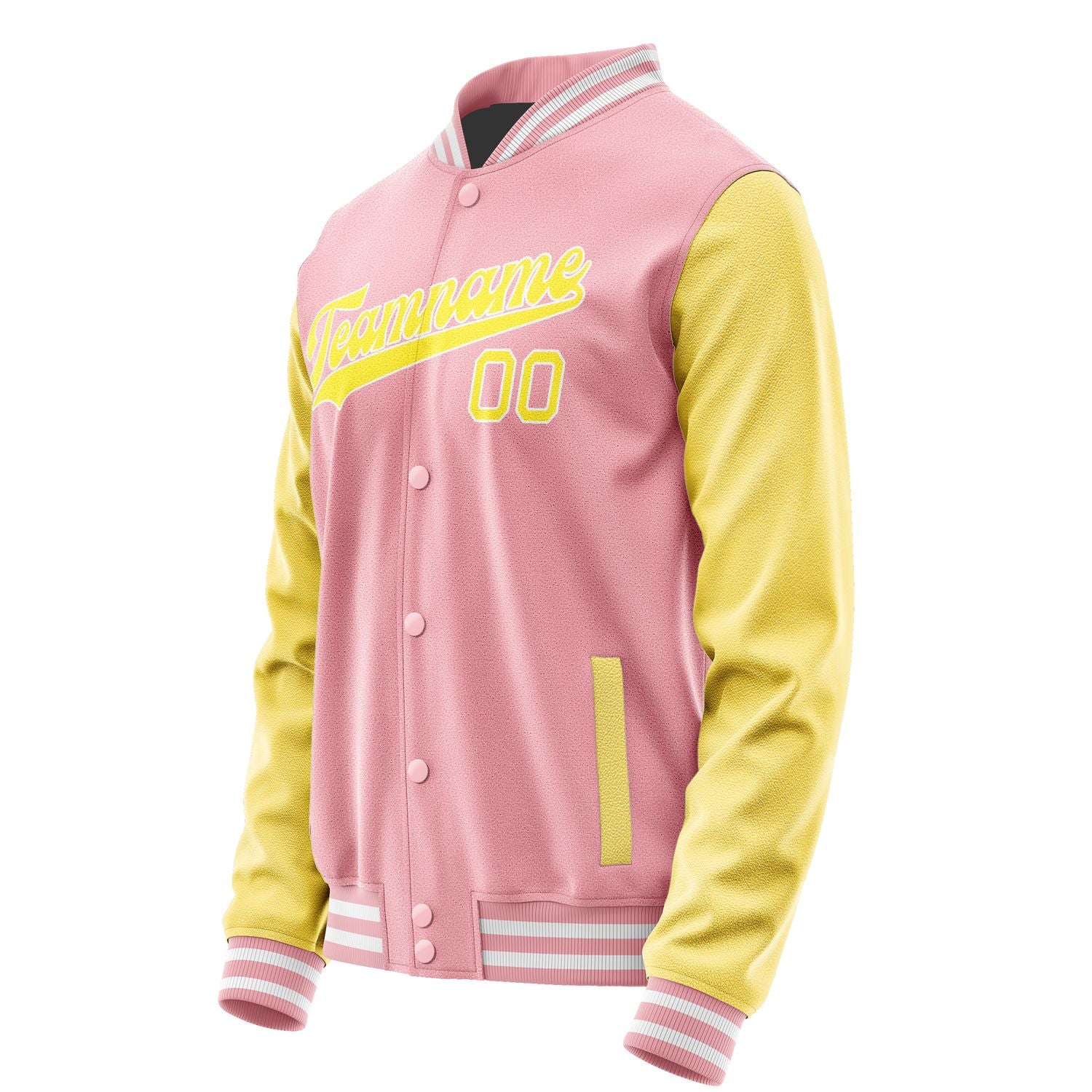 Maßgeschneidertes Rosa Blassgelb Jacke JA2121262118B31826