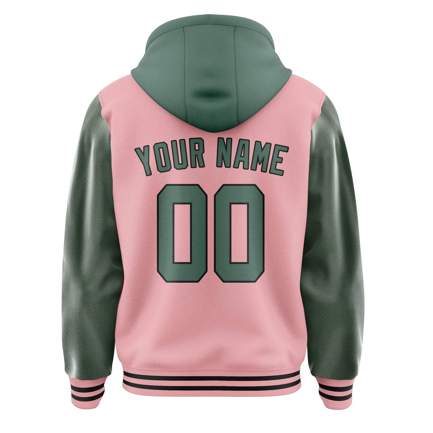 Maßgeschneidertes Rosa Blaugrün Jacke