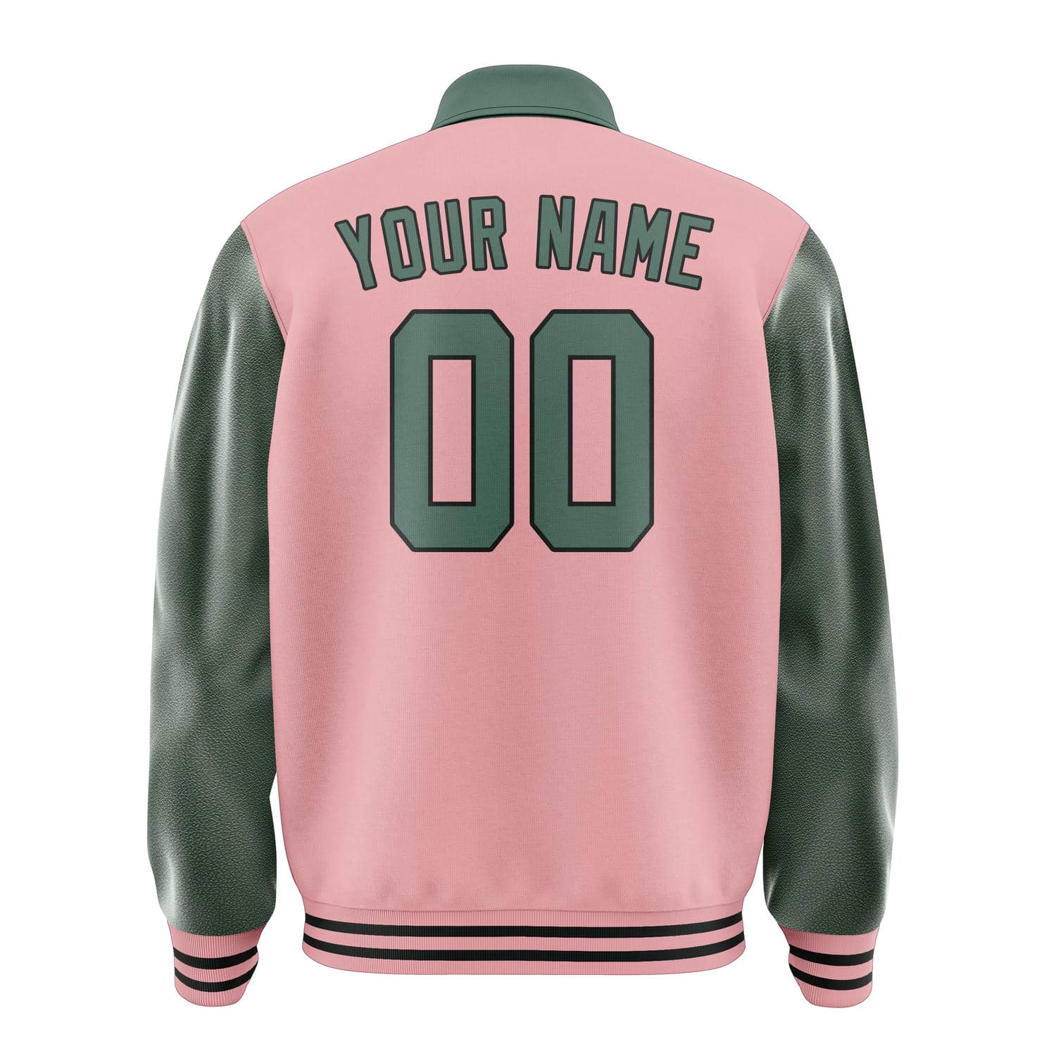 Maßgeschneidertes Rosa Blaugrün Jacke