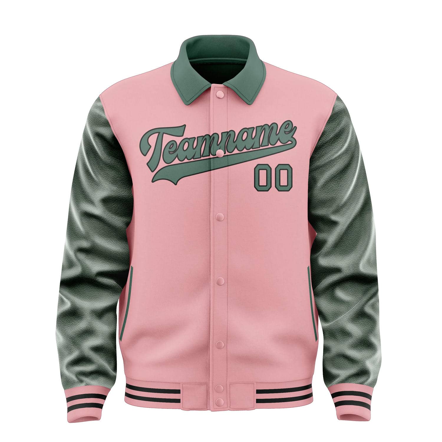 Maßgeschneidertes Rosa Blaugrün Jacke