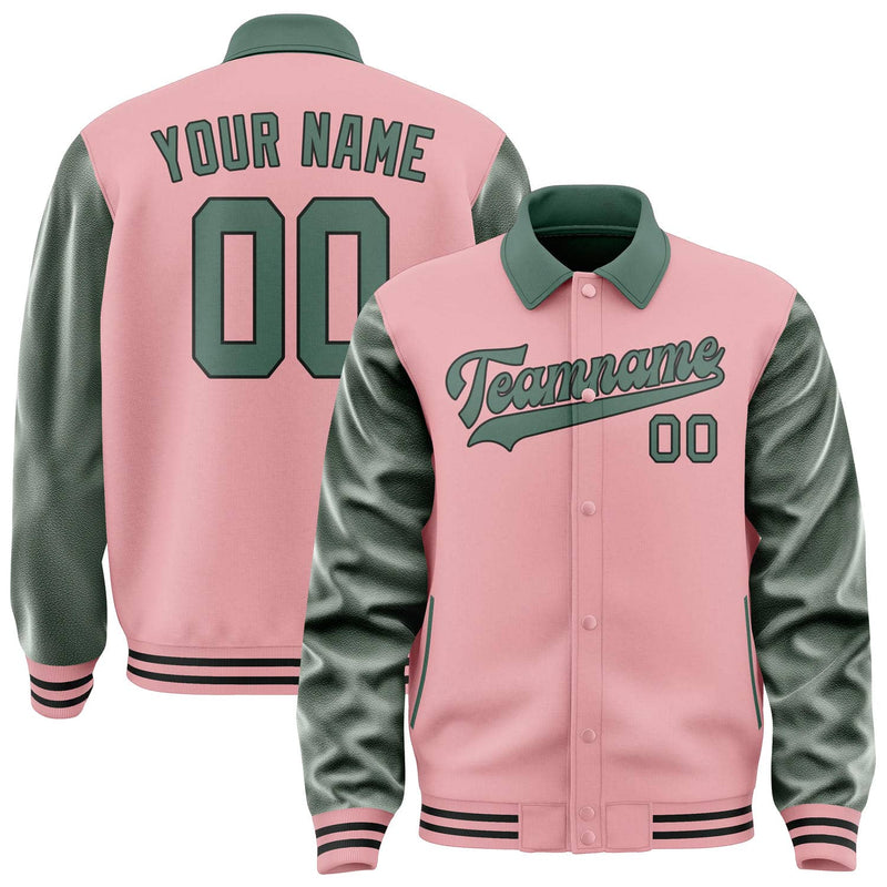 Maßgeschneidertes Rosa Blaugrün Jacke JA212127211717272717