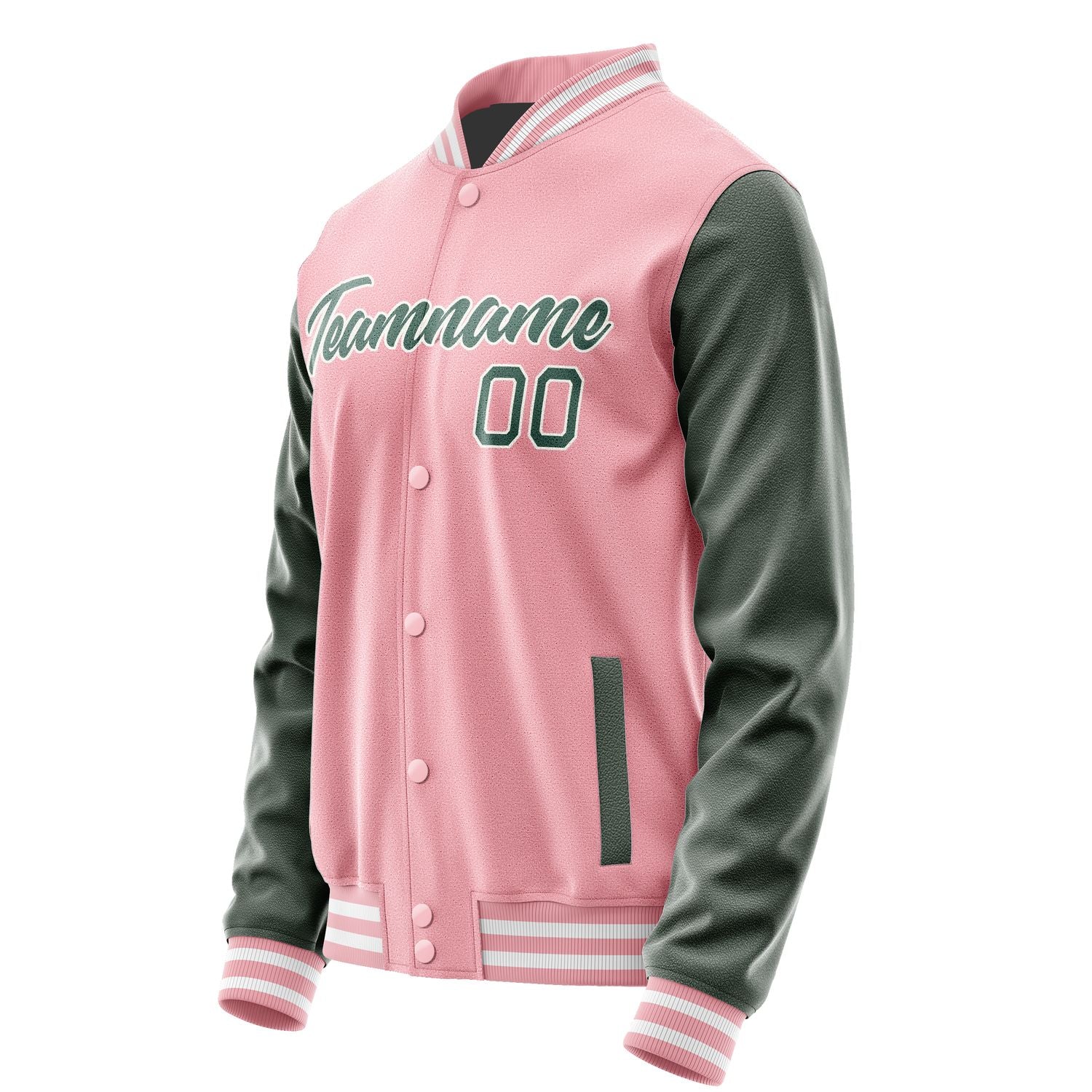 Maßgeschneidertes Rosa Blaugrün Jacke Ja2121272118B21827