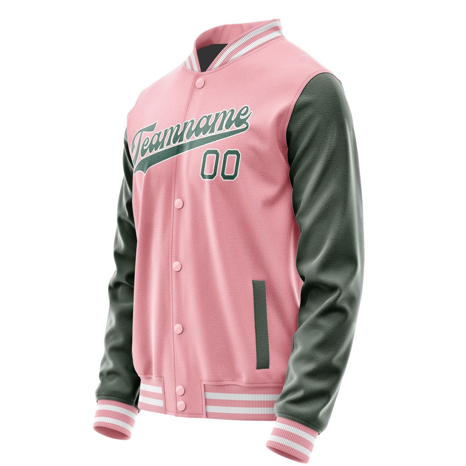 Maßgeschneidertes Rosa Blaugrün Jacke JA2121272118B31827