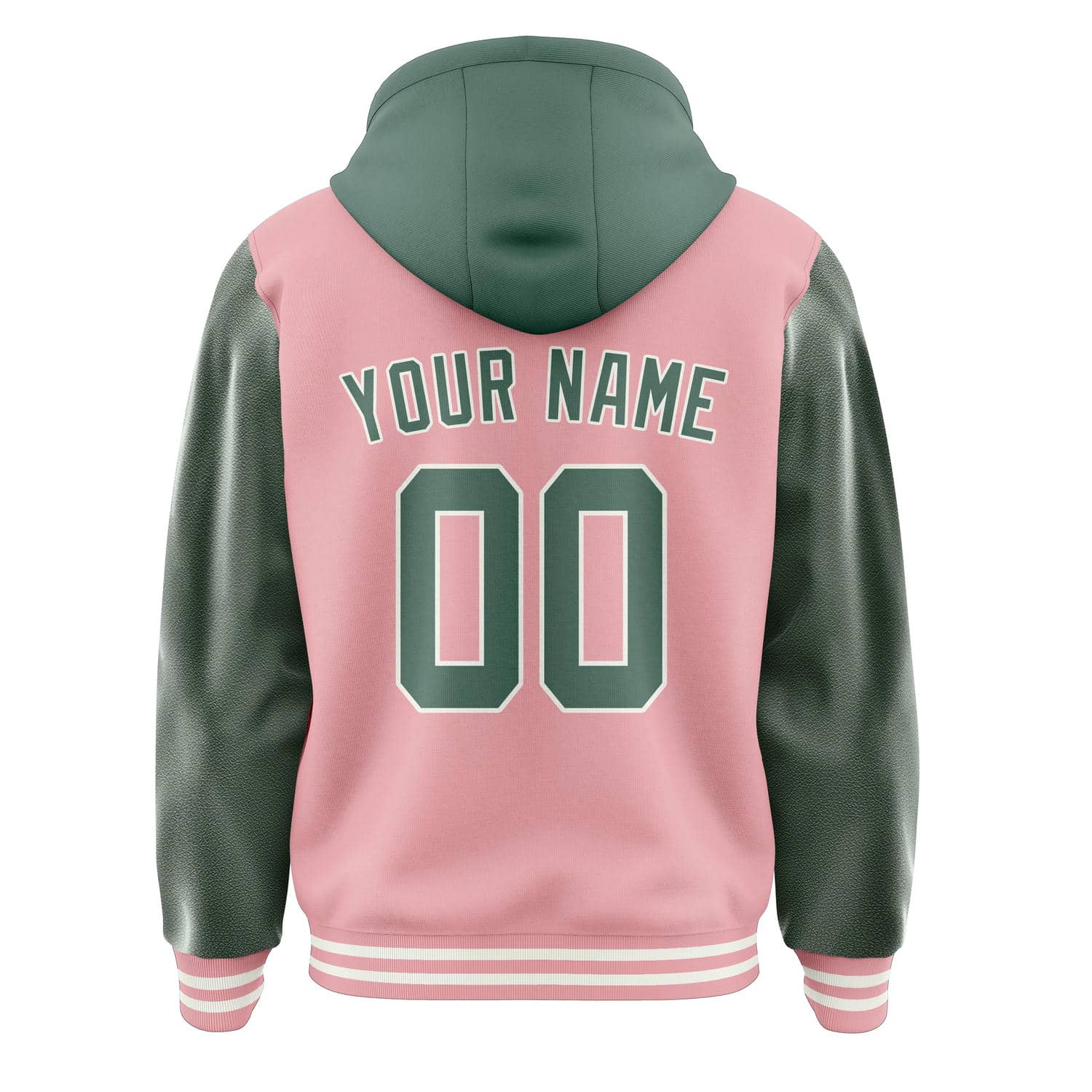Maßgeschneidertes Rosa Blaugrün Jacke