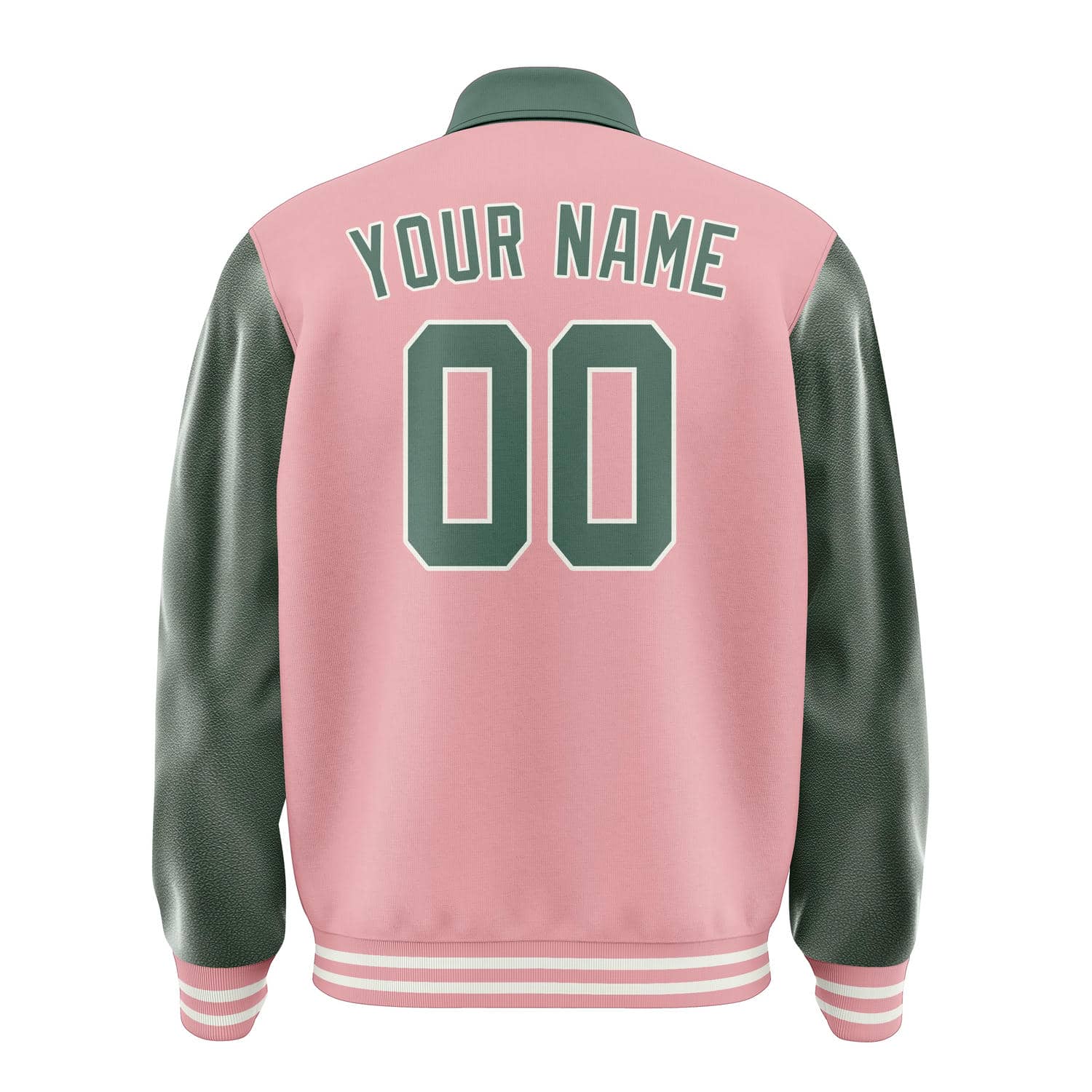 Maßgeschneidertes Rosa Blaugrün Jacke