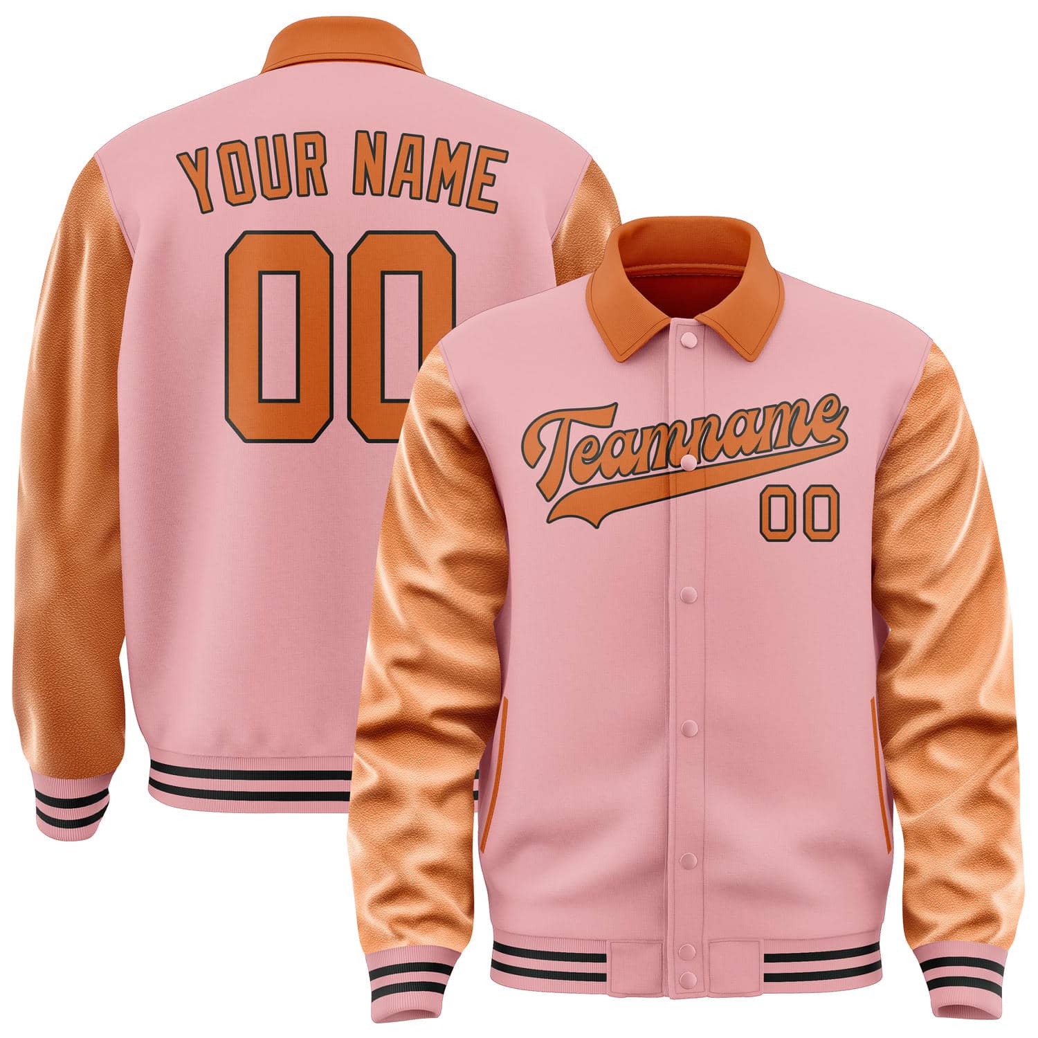 Maßgeschneidertes Rosa Orange Jacke