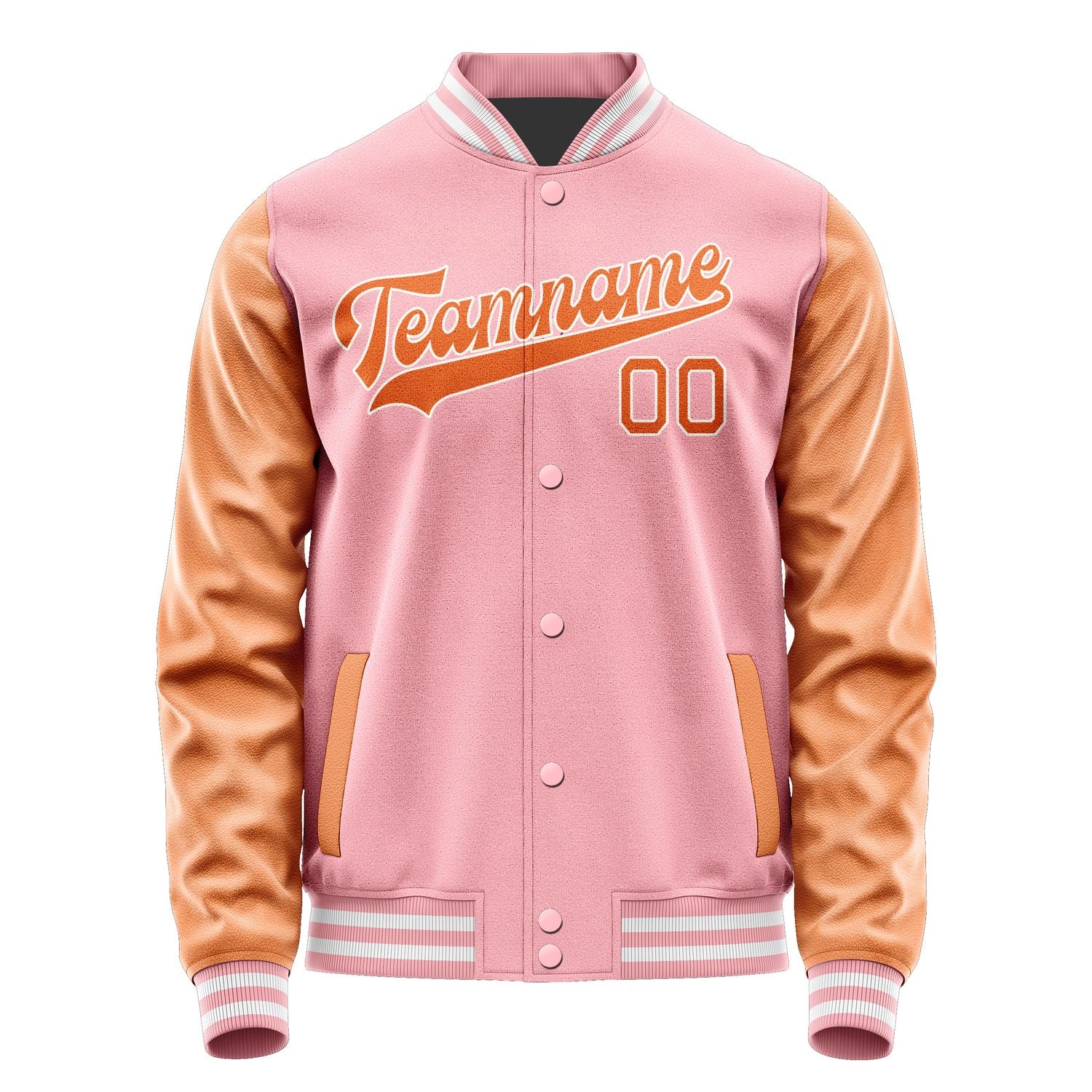 Maßgeschneidertes Rosa Orange Jacke JA2121282118B31828