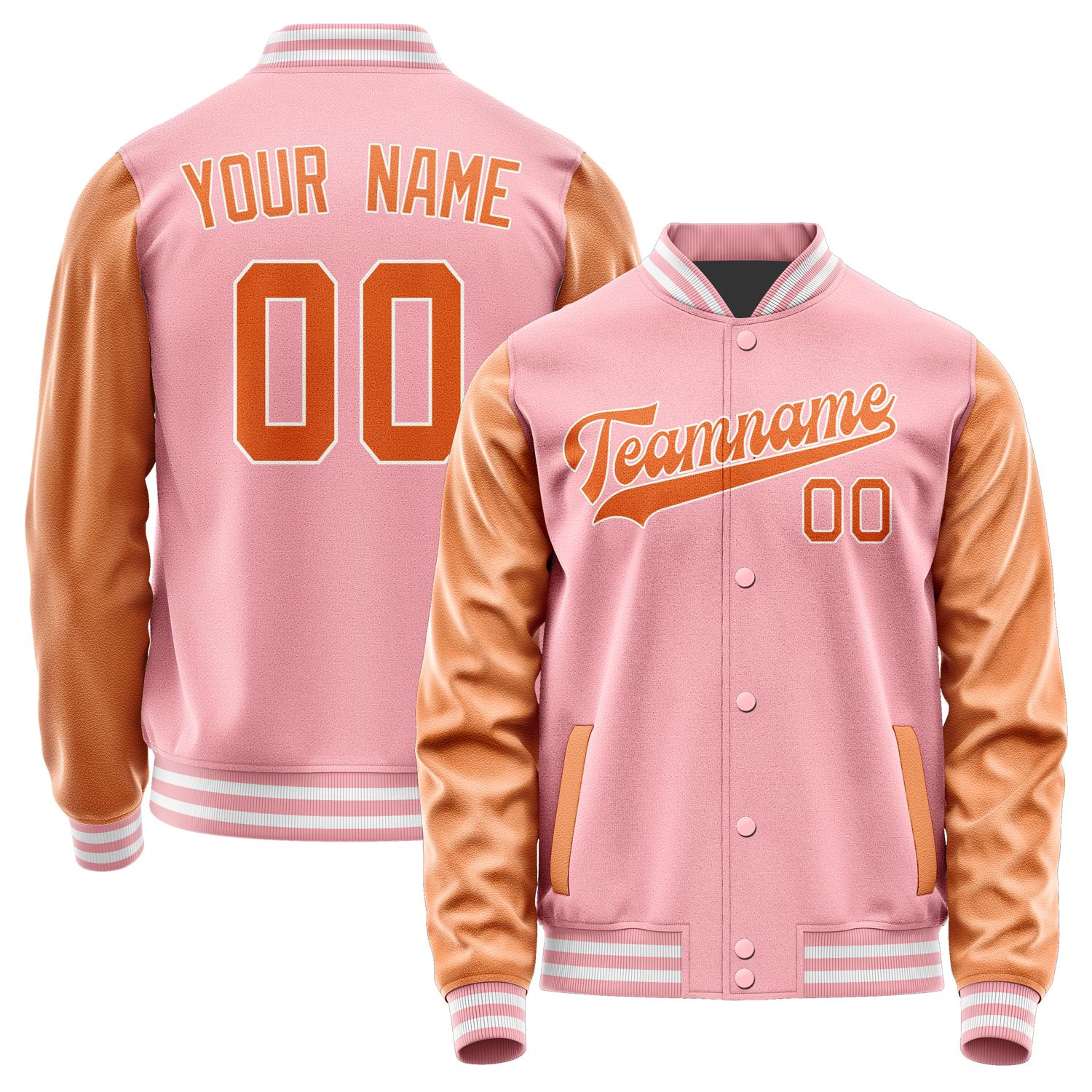 Maßgeschneidertes Rosa Orange Jacke JA2121282118B31828