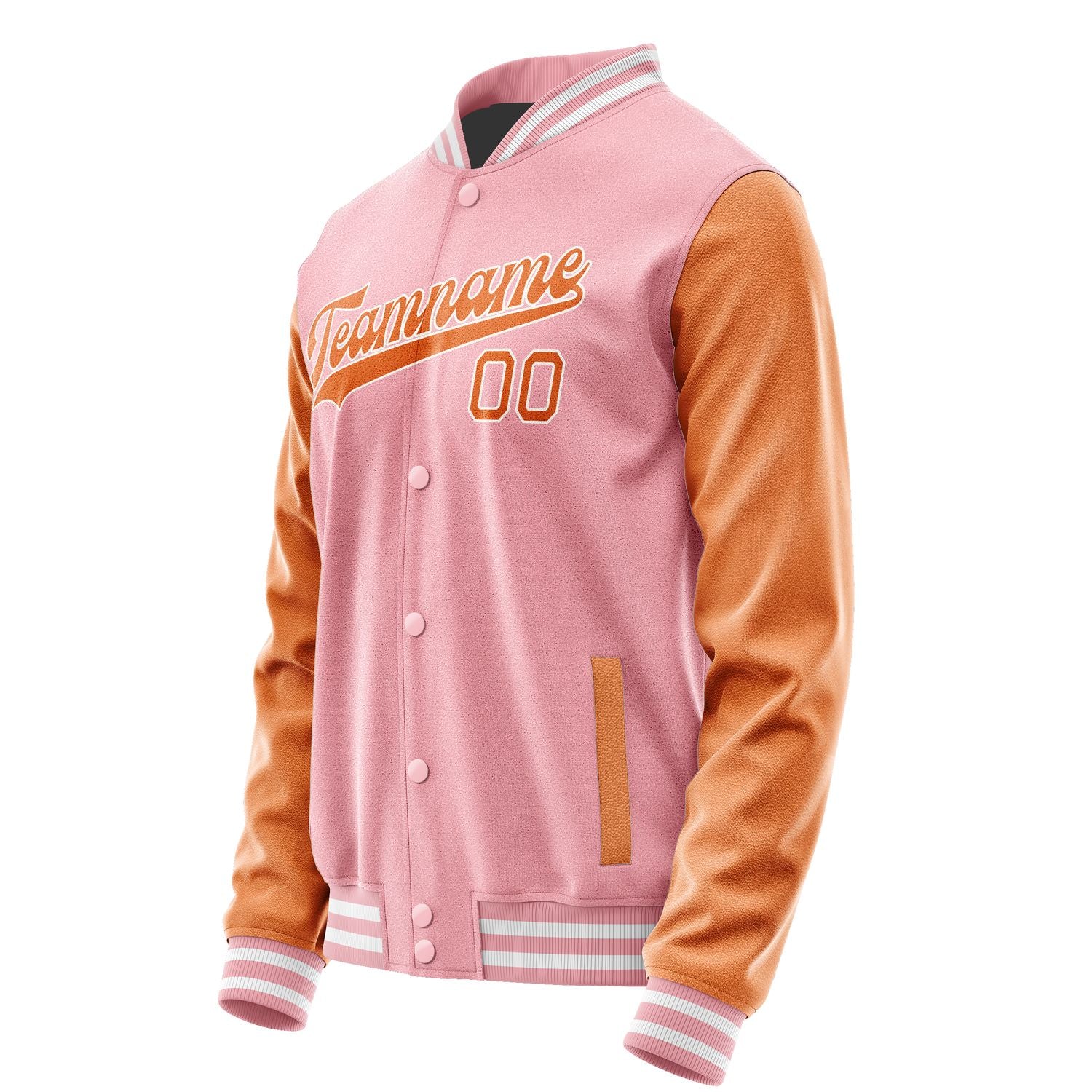 Maßgeschneidertes Rosa Orange Jacke JA2121282118B31828