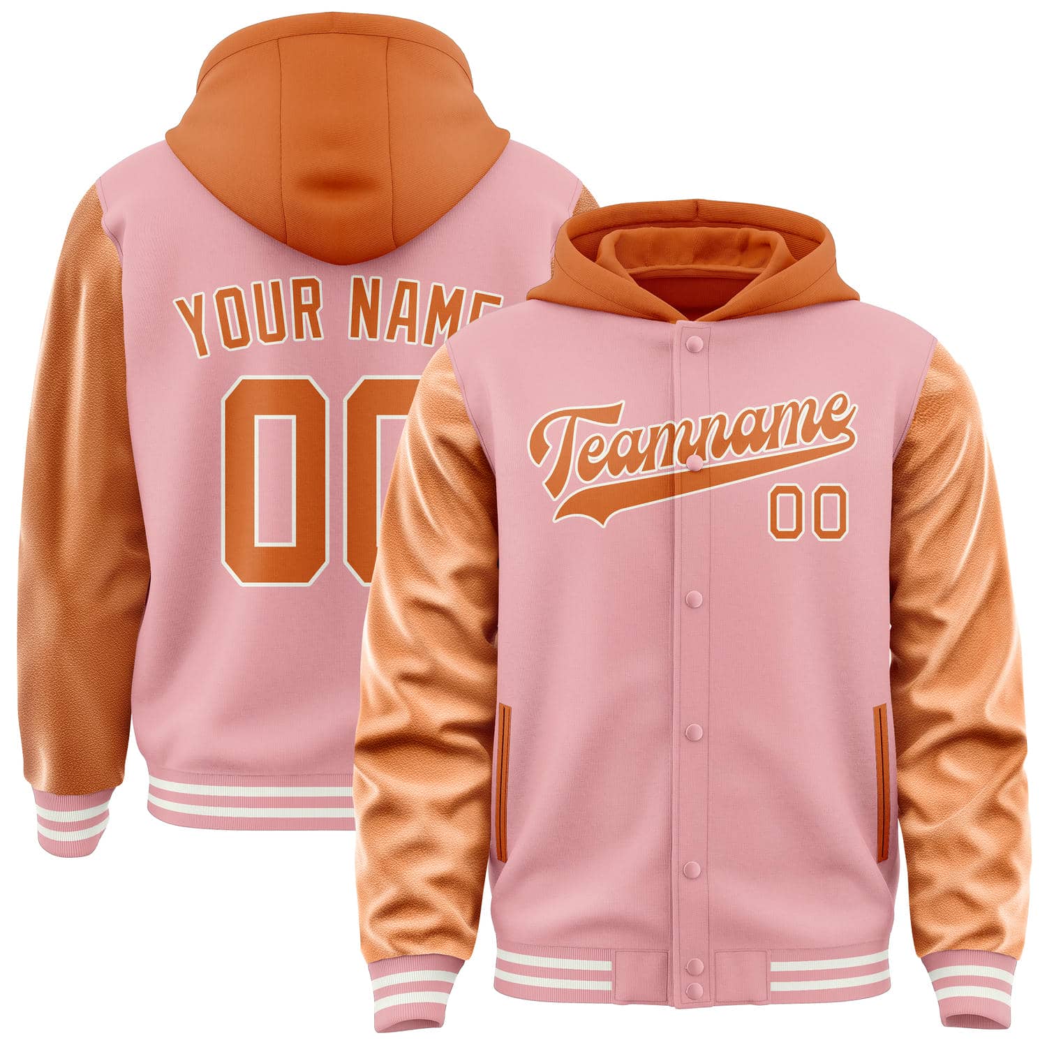 Maßgeschneidertes Rosa Orange Jacke