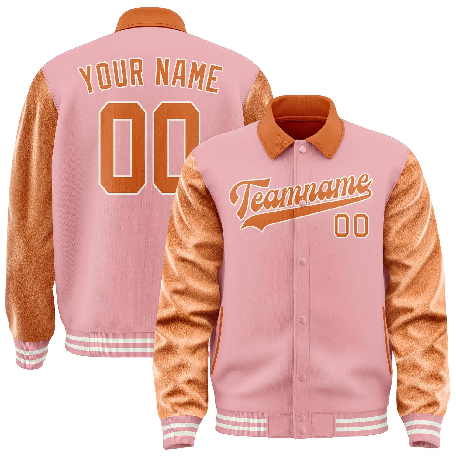 Maßgeschneidertes Rosa Orange Jacke