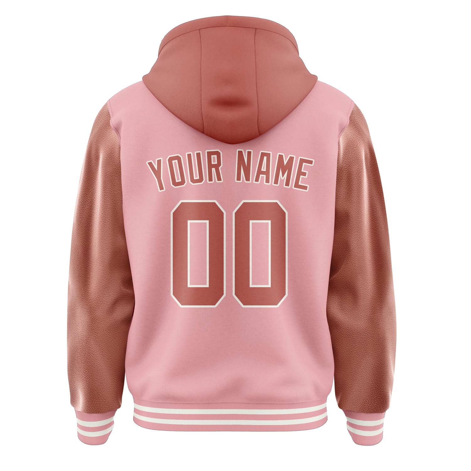 Maßgeschneidertes Rosa Kupferrose Jacke